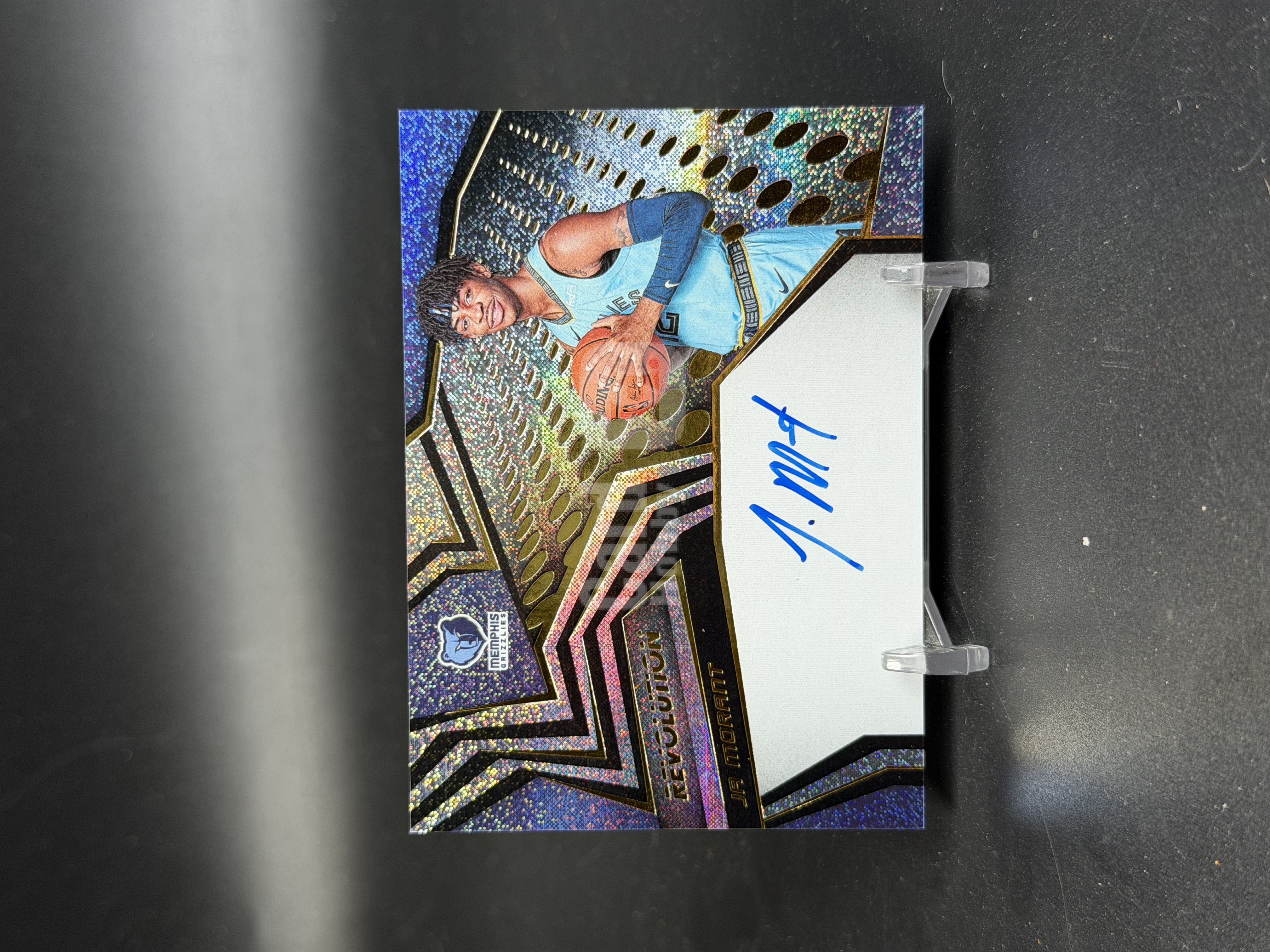 【狗刺】2019 Panini Revolution Ja Morant 灰熊 贾 莫兰特 革命折射签字卡签 墨迹蓝 丁总
