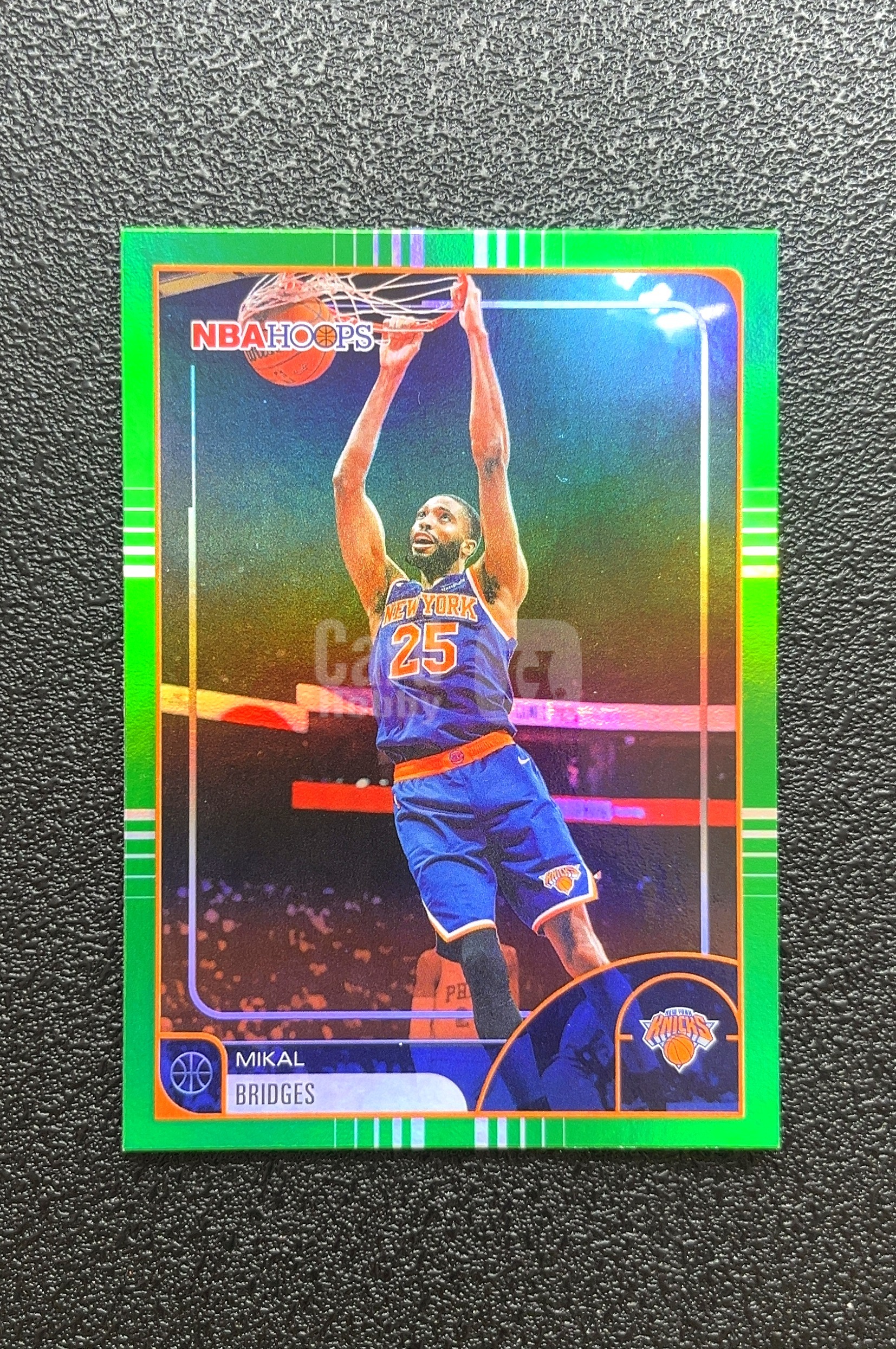 【小白1%代卖】2026 Topps NBA HOOPS Mikal Bridges 米卡尔·布里奇斯 绿折 折射 卡品如图 高价值 #100 New York Knicks 0019#136