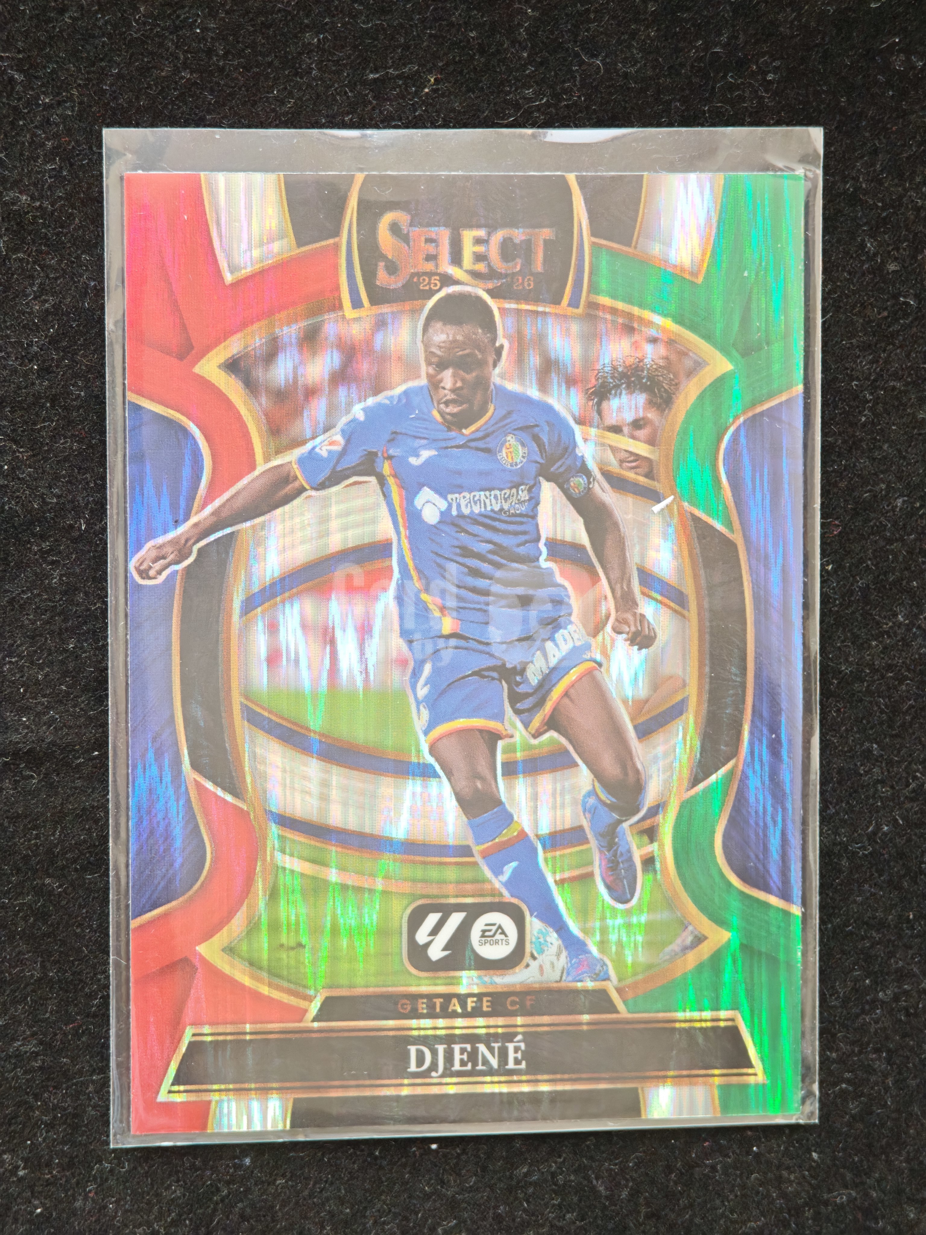 2025-26 Panini 赫塔费 杰内 折射 瀑布折 Getafe Djene Refractor 足球收藏卡