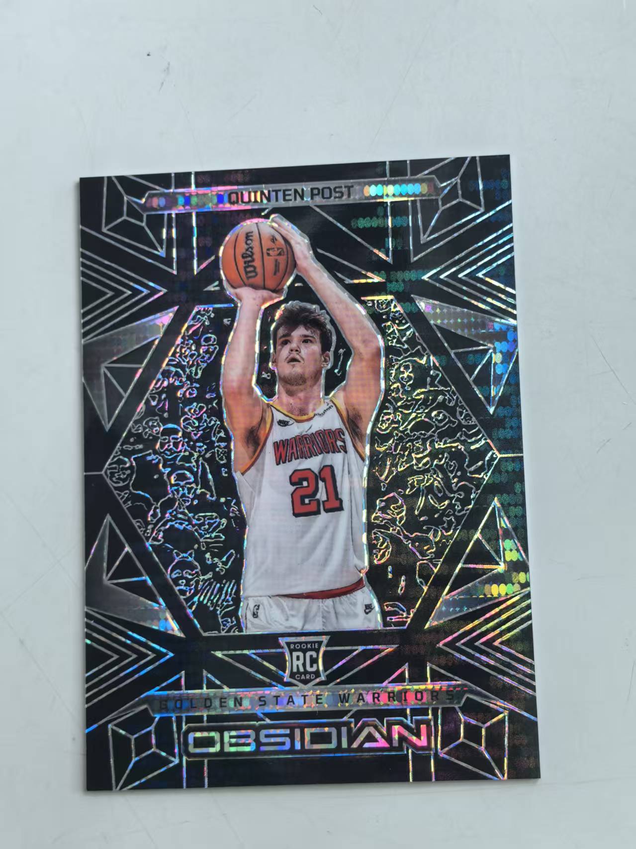 2024-25 Panini Obsidian Quinten Post RC 新秀 勇士 脉冲折 #170 折射 【黑魔苏】