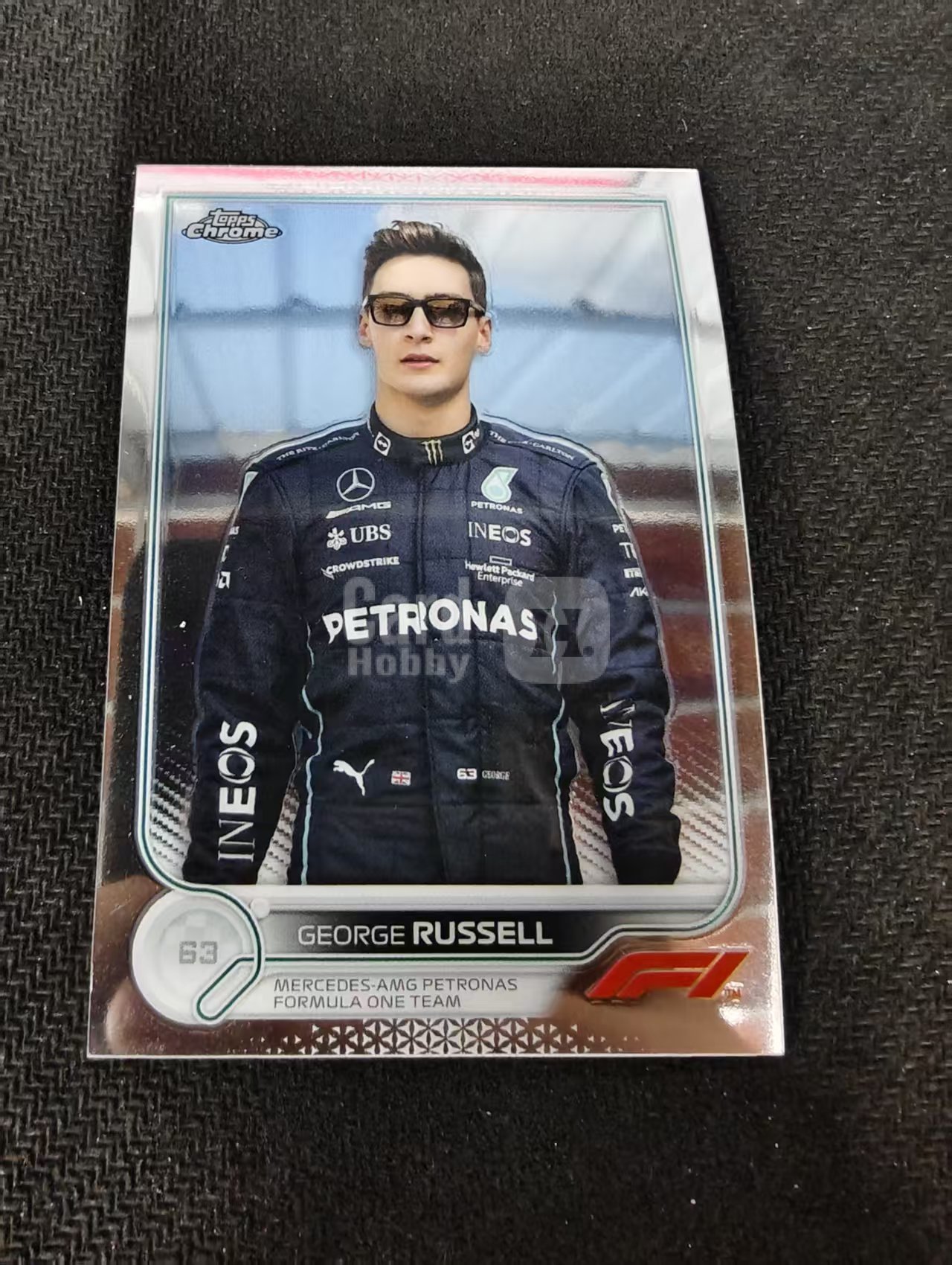 2022 Topps Chrome F1 George Russell 乔治 拉塞尔 梅奔 划痕 边角瑕疵#20
