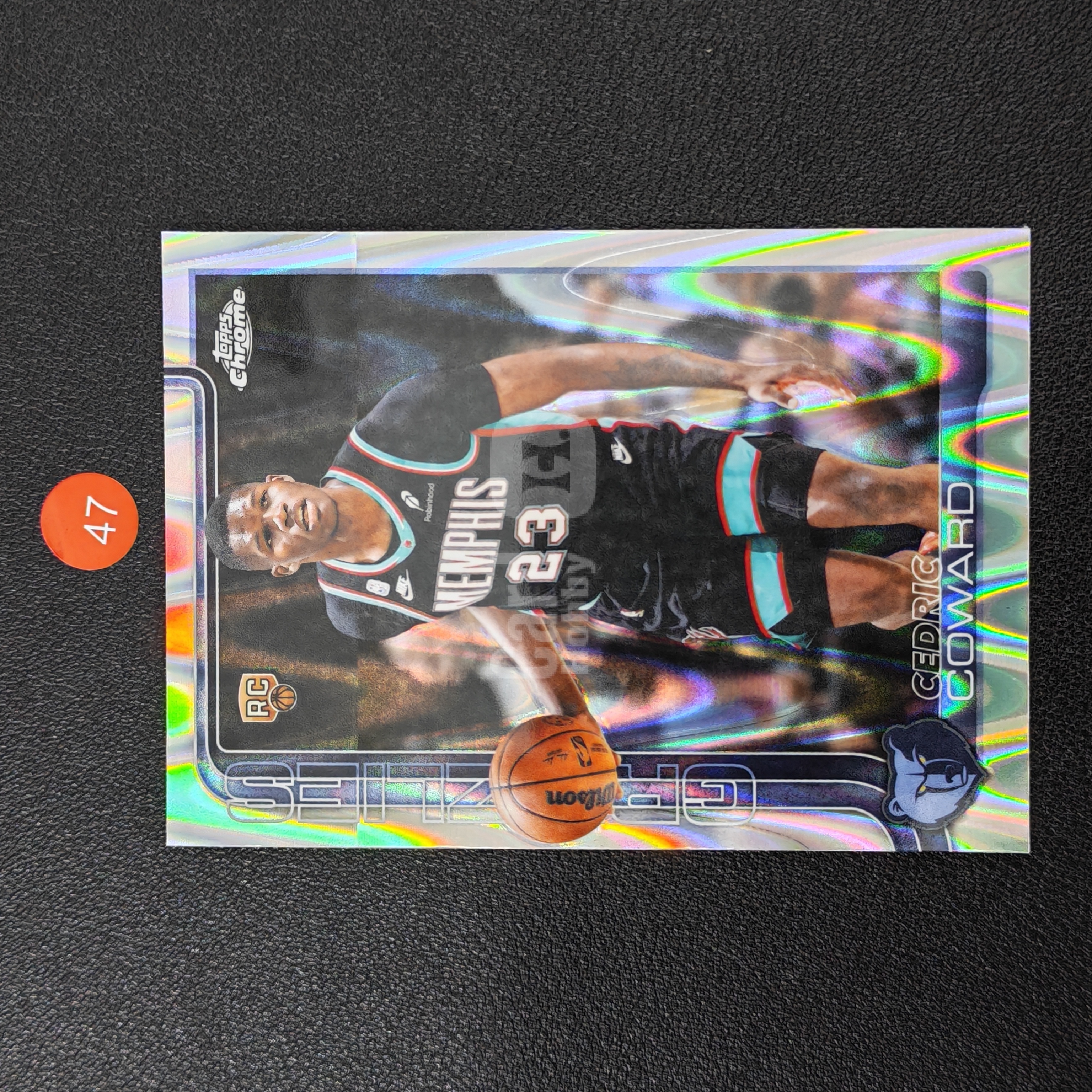 【鹰歌拍卖】塞德里克·考沃德 灰熊 银熔岩波纹折射 新秀RC|2026 Topps Chrome update 11号秀 3D侧翼 潜力新星 凑套必备 不保卡品 #momo