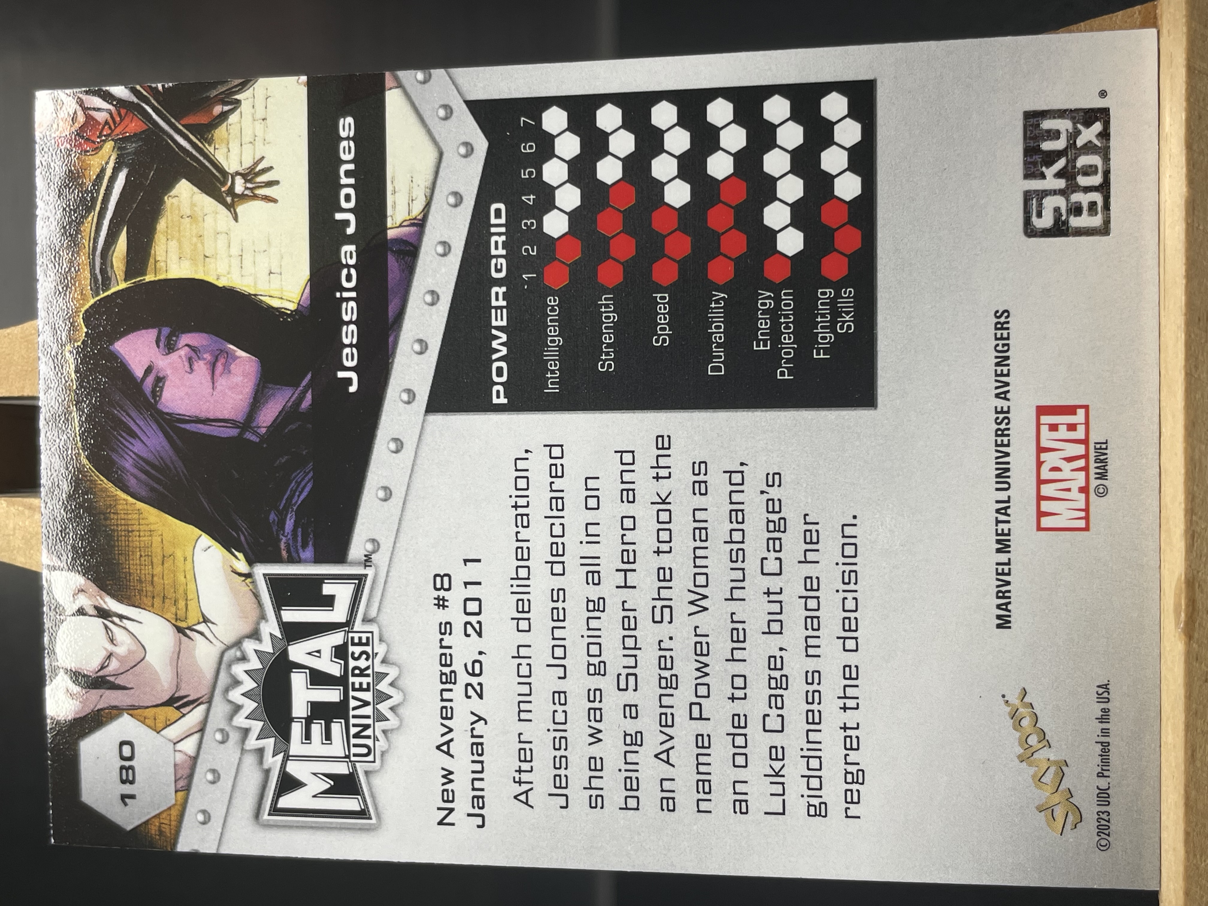 (T1) 2023 Skybos Marvel 漫威 BASE 杰茜卡 琼斯 实卡好看 收藏凑套必备 卡品如图 !!!