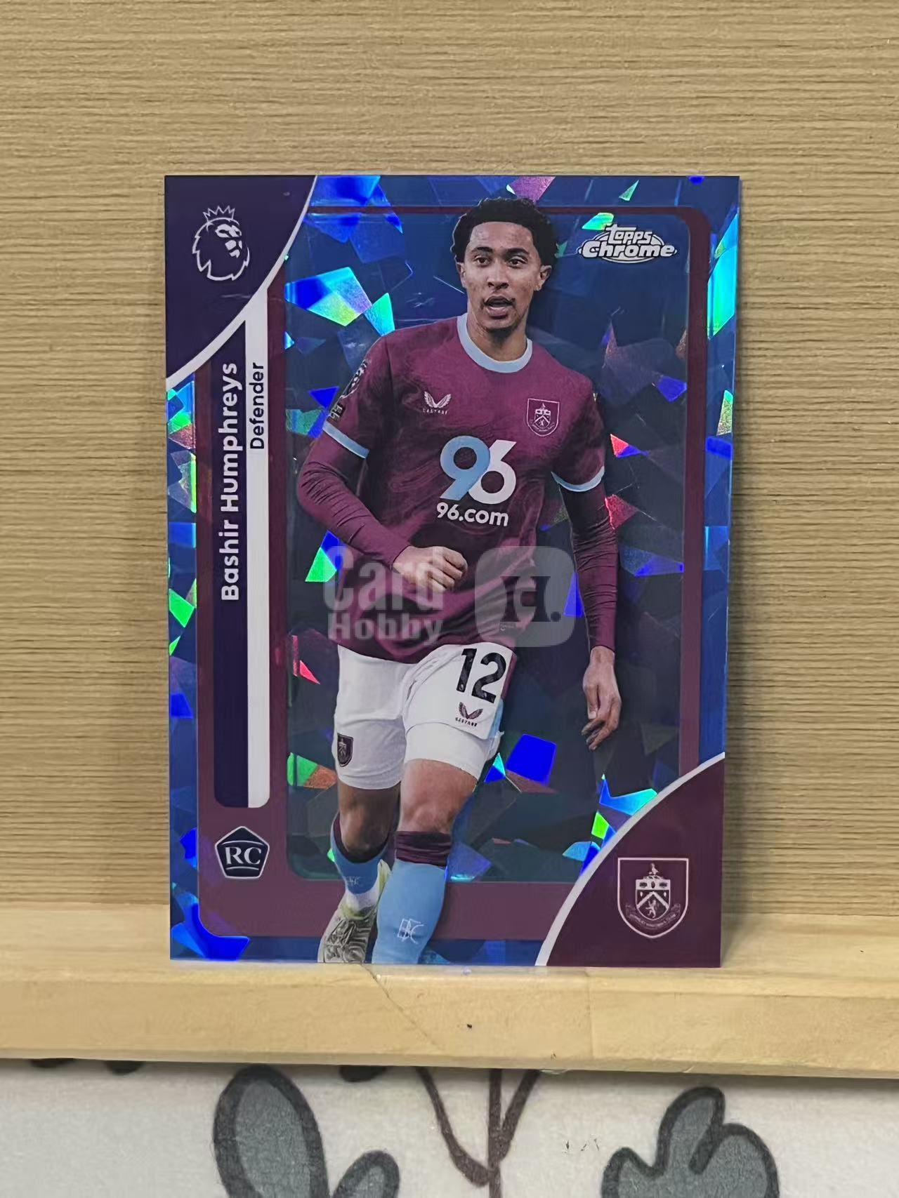 2025 Topps Chrome bashir humphreys RC 汉弗莱斯 新秀 伯恩利 英超 银折 蓝宝石 实卡精美 卡品如图 LZL6
