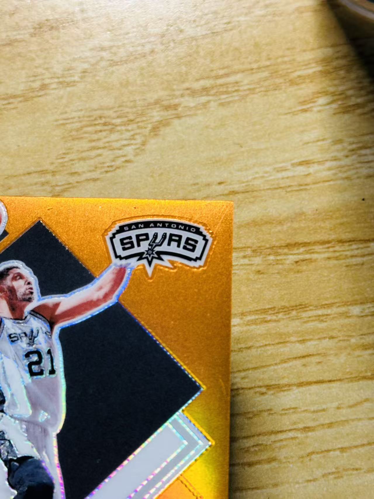 2024-25 Panini NBA Hoops Tim Duncan 嘿嘿代卖 蒂姆 邓肯 橙折 199编 名宿 历史第一大前锋 石佛 马刺 收藏必备