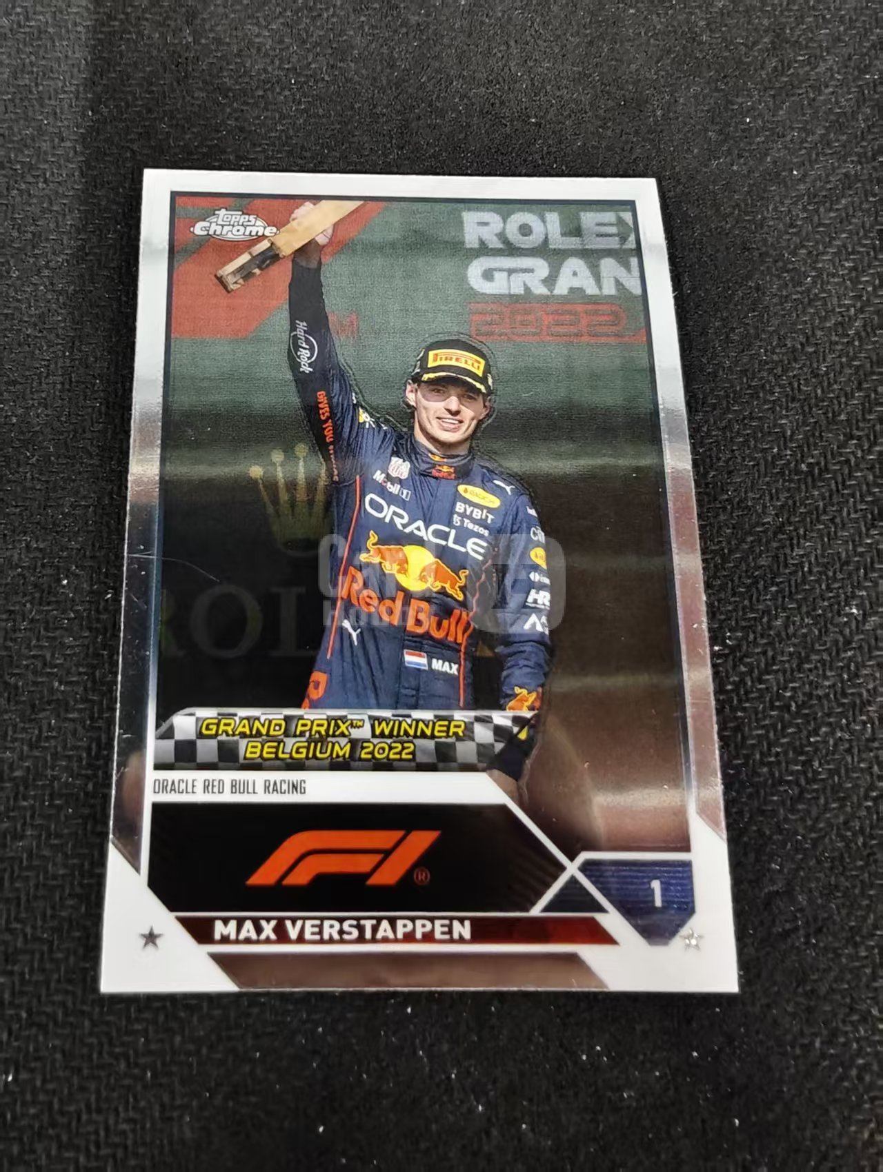 2023 Topps Chrome F1 Max Verstappen 维斯塔潘 红牛 划痕 边角瑕疵 #157