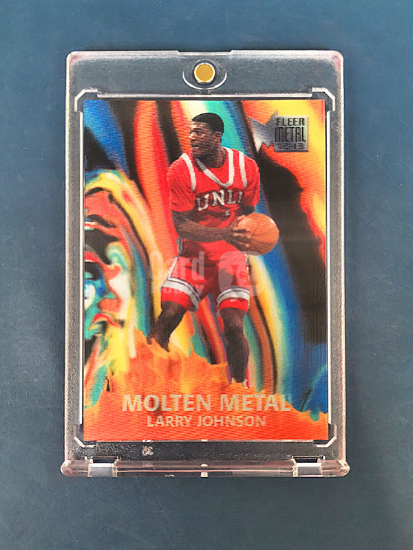 2012-13 Fleer Retro 拉里·约翰逊 ( 1:120 三D立体 胶片 1996-97 Metal 品好,搏psa10分 ) 1991年NBA状元秀 NBA年度最佳新秀奖。ebay奇迹