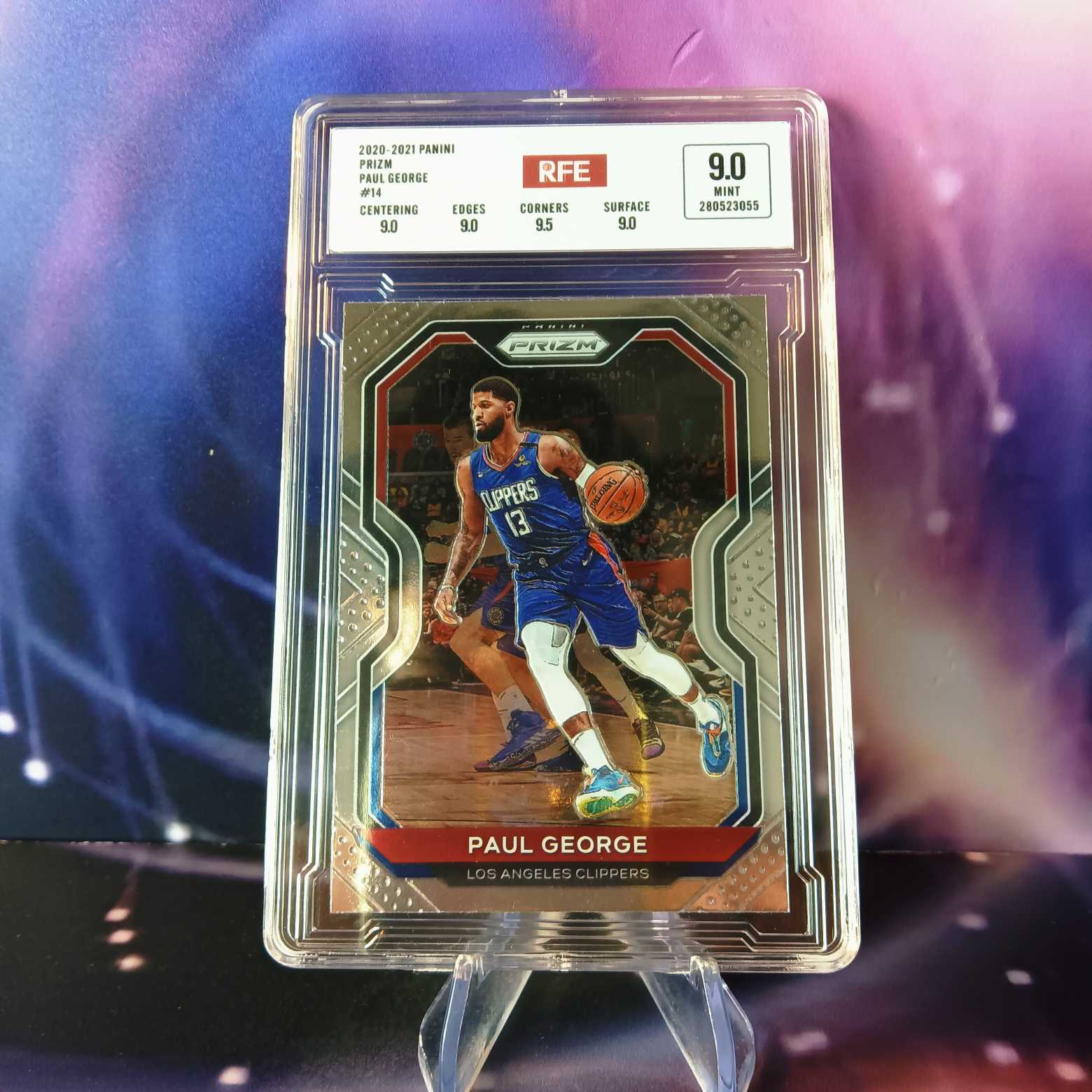 2020-21 Panini Prizm 泡椒保罗 评级卡 快船 实卡精美稀有 品质保障 投资收藏必备 生日礼物【KUROKO】