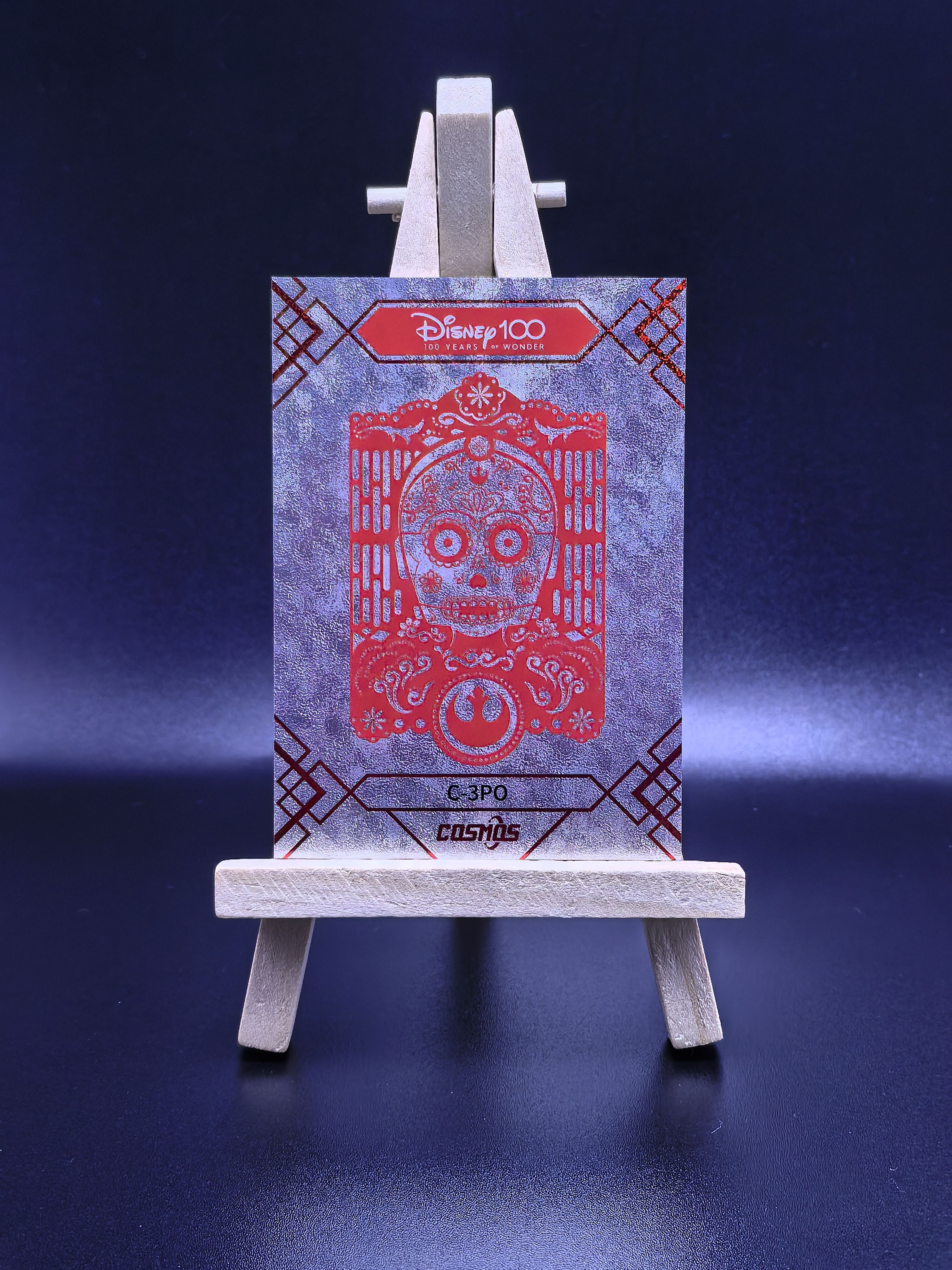 2023 Kakawow 卡卡沃 Cosmos C-3PO Disney 迪士尼100周年 剪纸国风 星球大战 C-3PO机器人 斯瑞皮欧 限量159编 卡品如图(NGU)