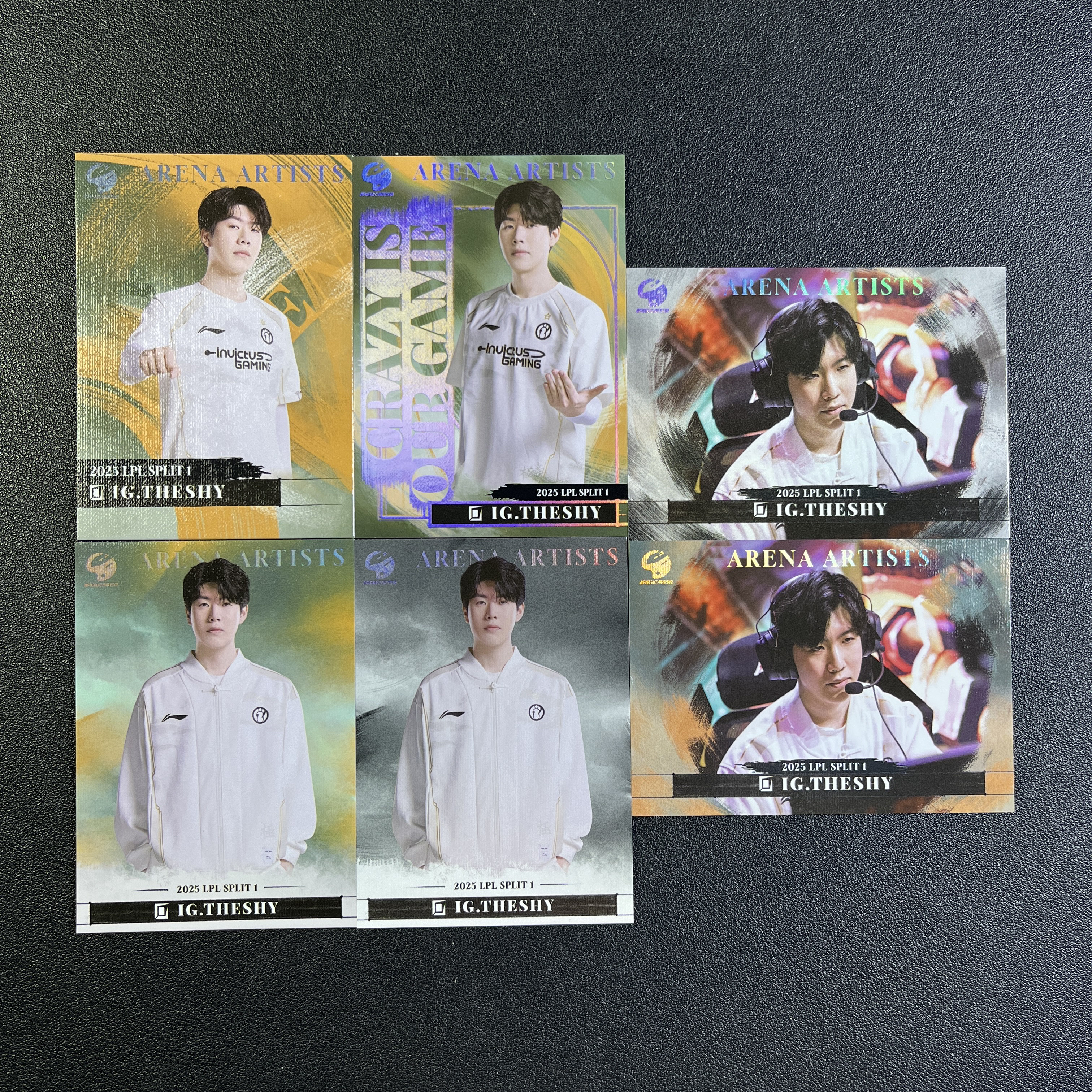 【KabuDa不累计】2025 Buffun 不凡玩品 英雄联盟 赛场艺术家 LPL 选手卡 IG Theshy 全套普卡 lot