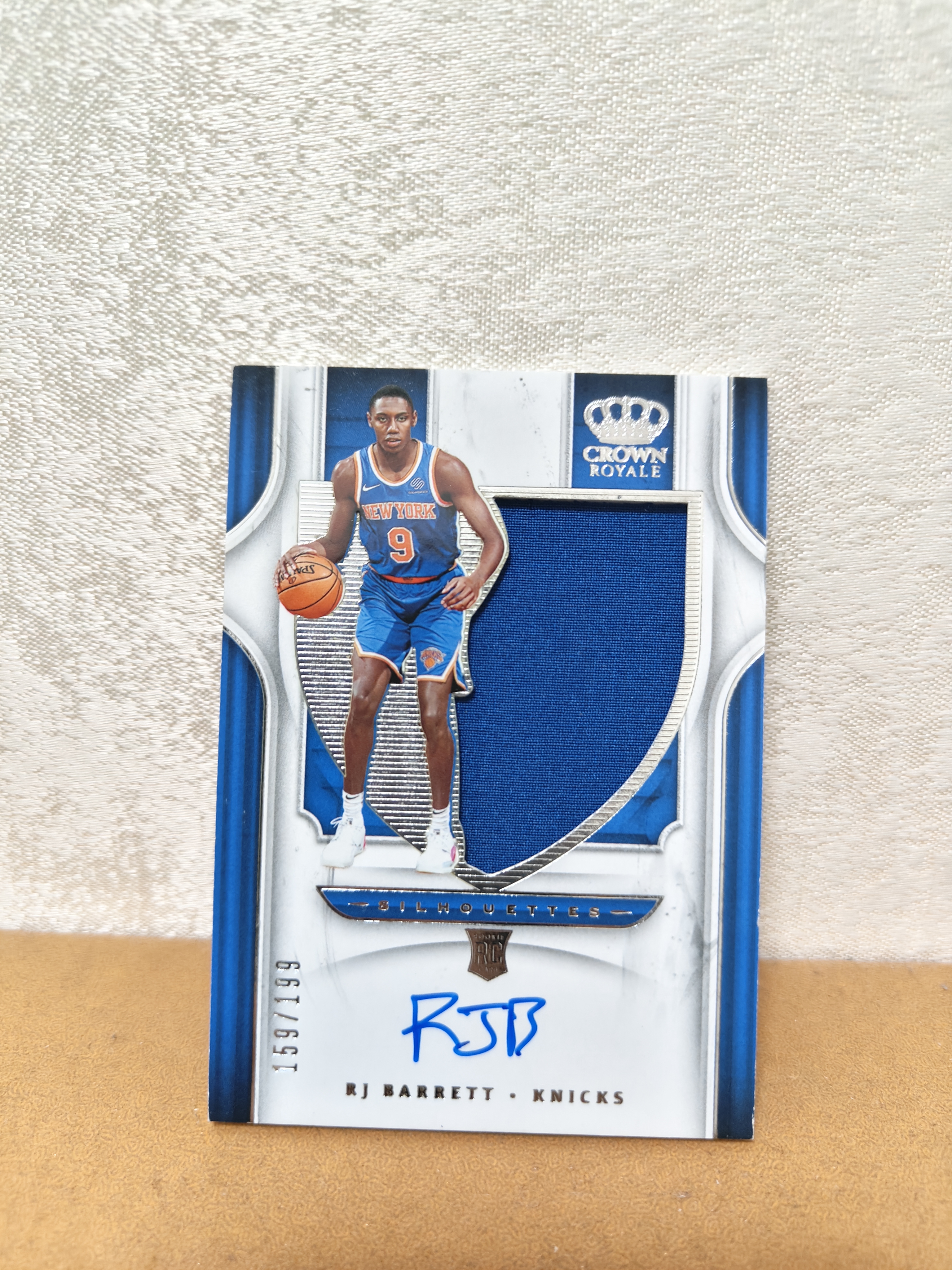 2019-20 Panini Crown Royale R.J. Barrett RC 尼克斯 Barrett RJ 巴雷特 RC 正新秀 剪影版 球衣签字 卡签 限量199编!卡品如图 收藏必备!