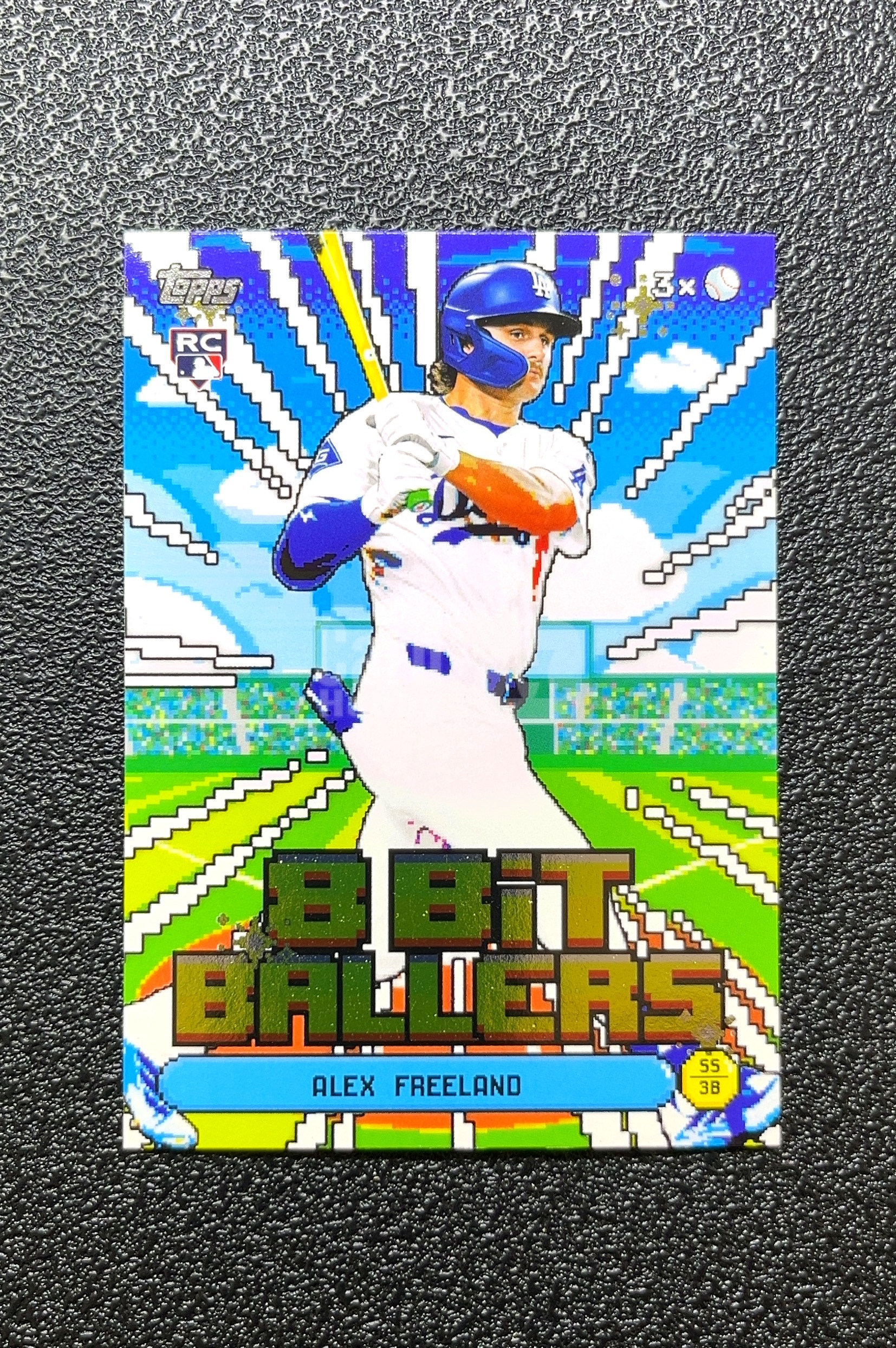 【小白1%代卖】2023 Topps 8 Bit Ballers 8 Bit Ballers 位球手 Alex Freeland 亚历克斯·弗里兰德 55/38编 新秀 RC 0035#297