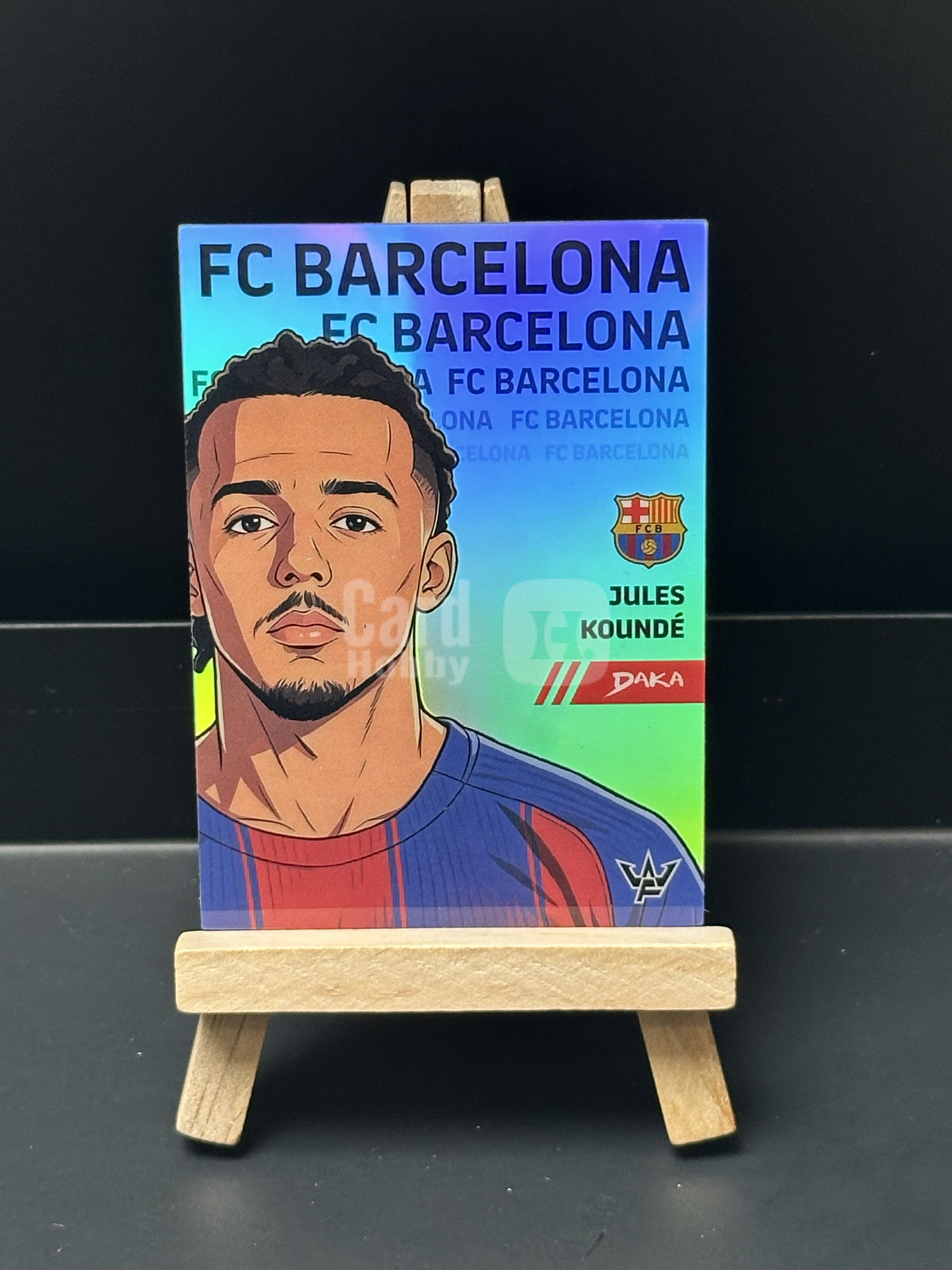 2026 DAKA Barcelona Final Whistle Jules Koundé 巴萨终场哨 孔德 巨星漫像特卡 /250编 银折 卡品如图【妮蔻 1%手续费 卡8.10】