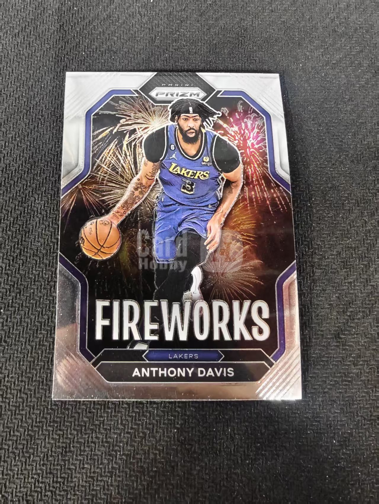 【可合并,不累计】2022-23 Panini Prizm Anthony Davis 安东尼 戴维斯 浓眉 湖人 烟花特卡 PZ 不保卡品 介意勿拍 #12