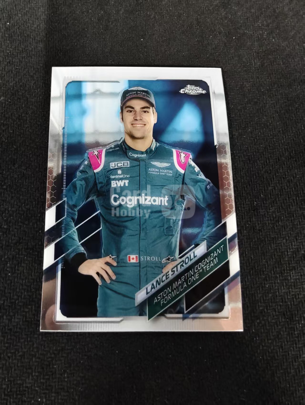 2021 Topps Chrome F1 Lance Stroll 兰斯 斯托尔 划痕 边角瑕疵 #8