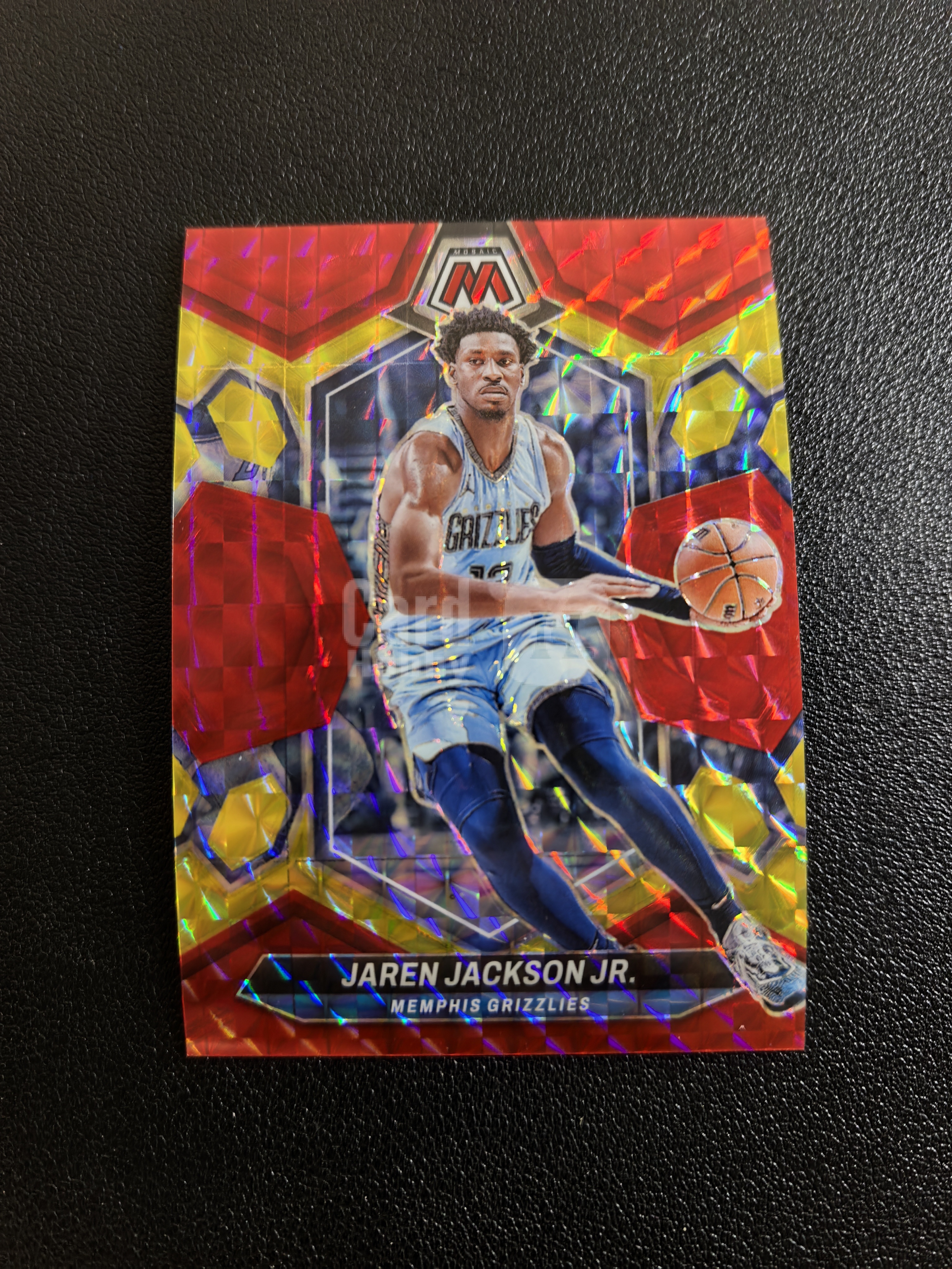 2023-24 Panini Mosaic Jaren Jackson Jr. 马赛克 灰熊 杰伦杰克逊 04/75编 红金马赛克折 折射 实卡精美 卡品如图 冯总