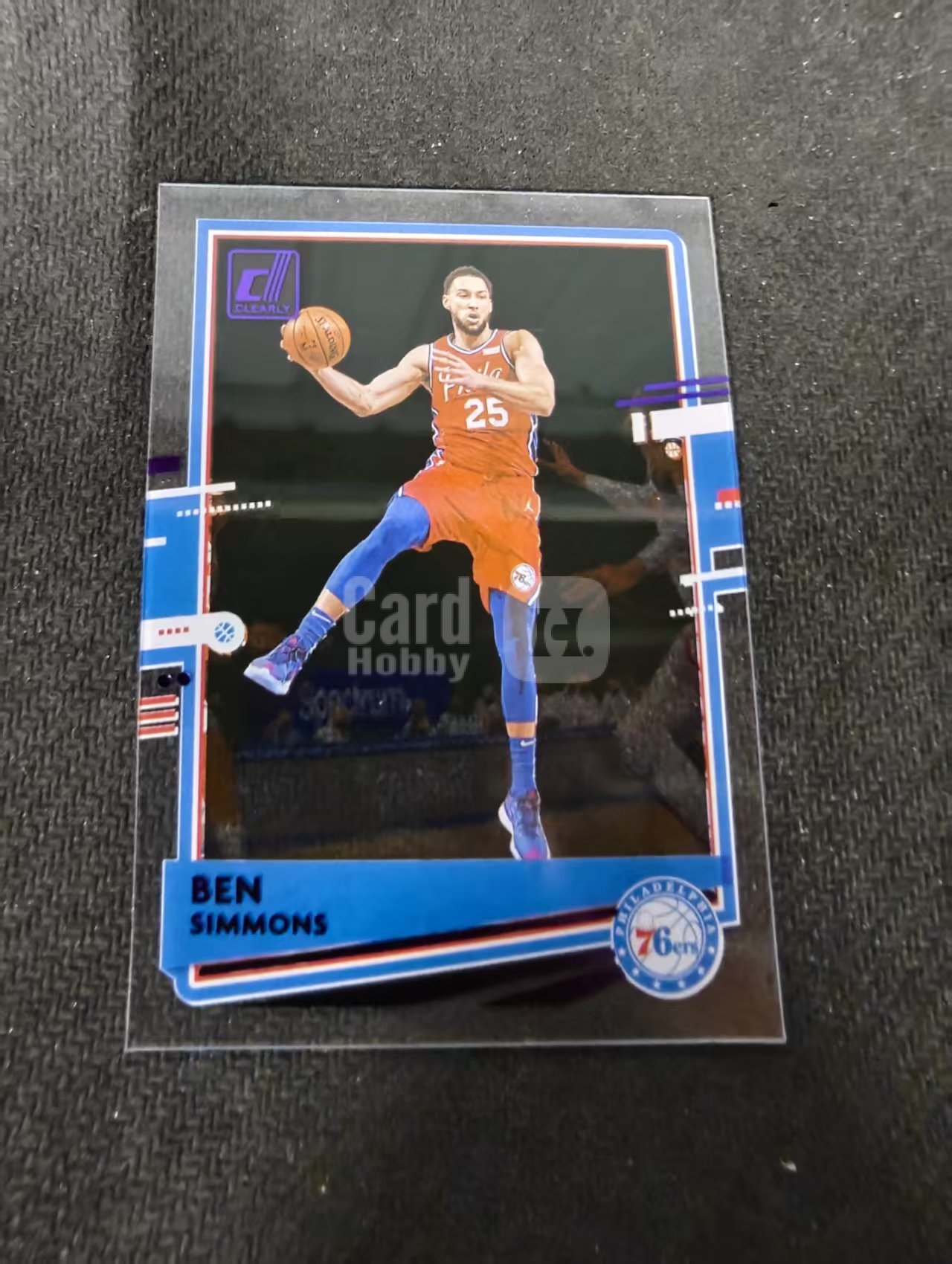 2020-21 Panini Clearly Donruss Ben Simmons 76人 本 西蒙斯 杜蕾斯 胶片 划痕 边角瑕疵 #3