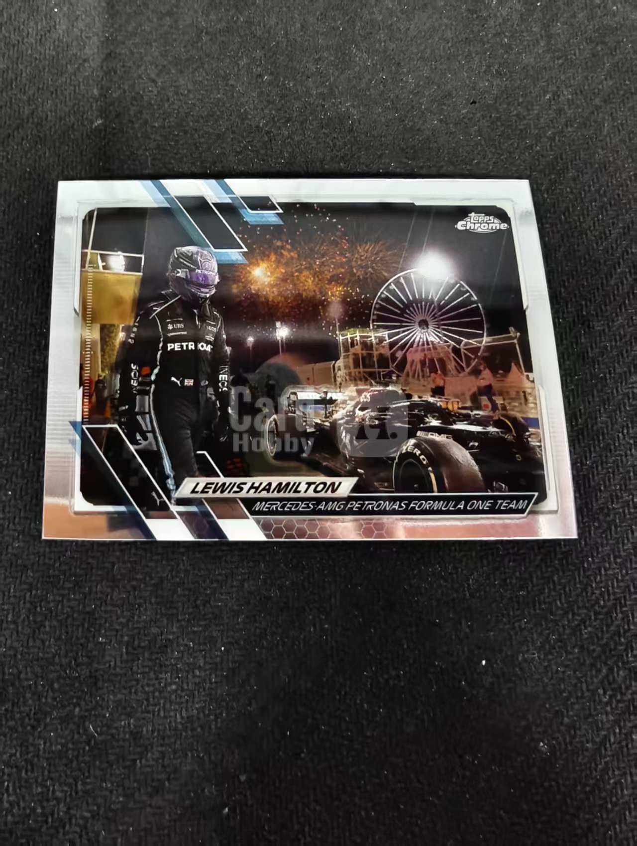 2021 Topps Chrome Lewis Hamilton F1 梅赛德斯奔驰车队 刘易斯 汉密尔顿 划痕 边角瑕疵 #56