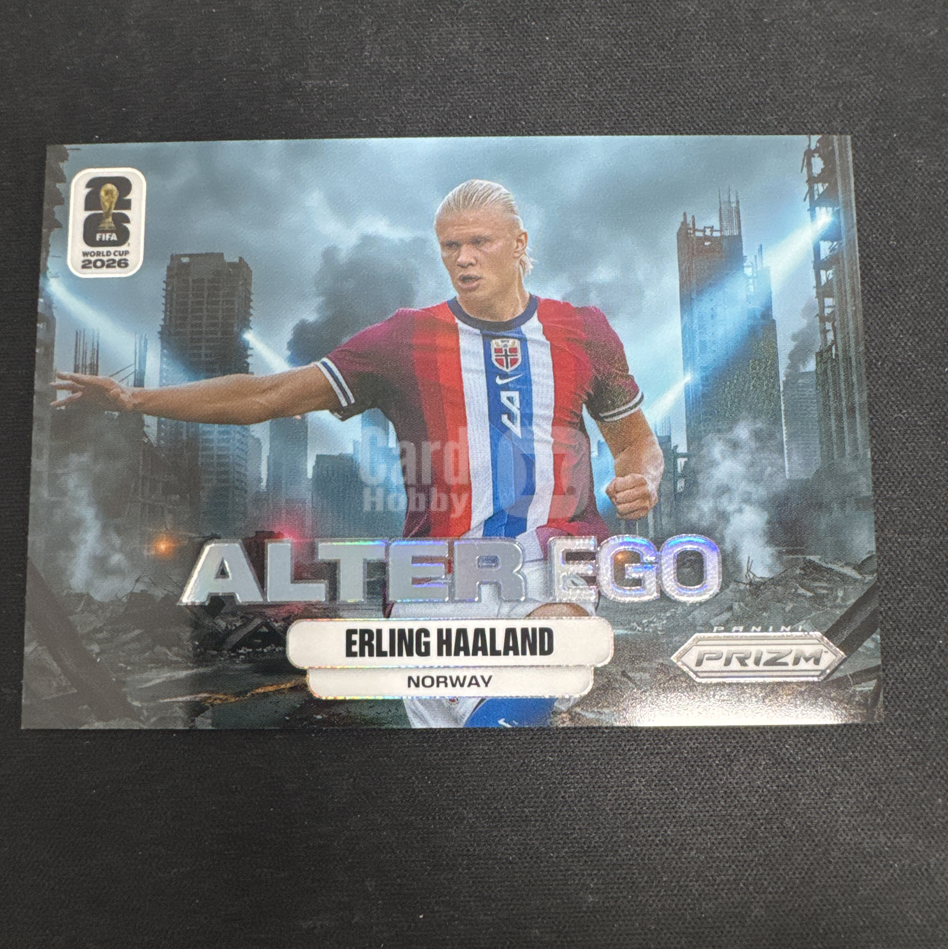 2025-26 Panini Prizm Fifa World Cup Erling Haaland 埃尔林 哈兰德 魔人布欧 挪威 FIFA 绰号 大比例 SSP Alter Ego[等峰]