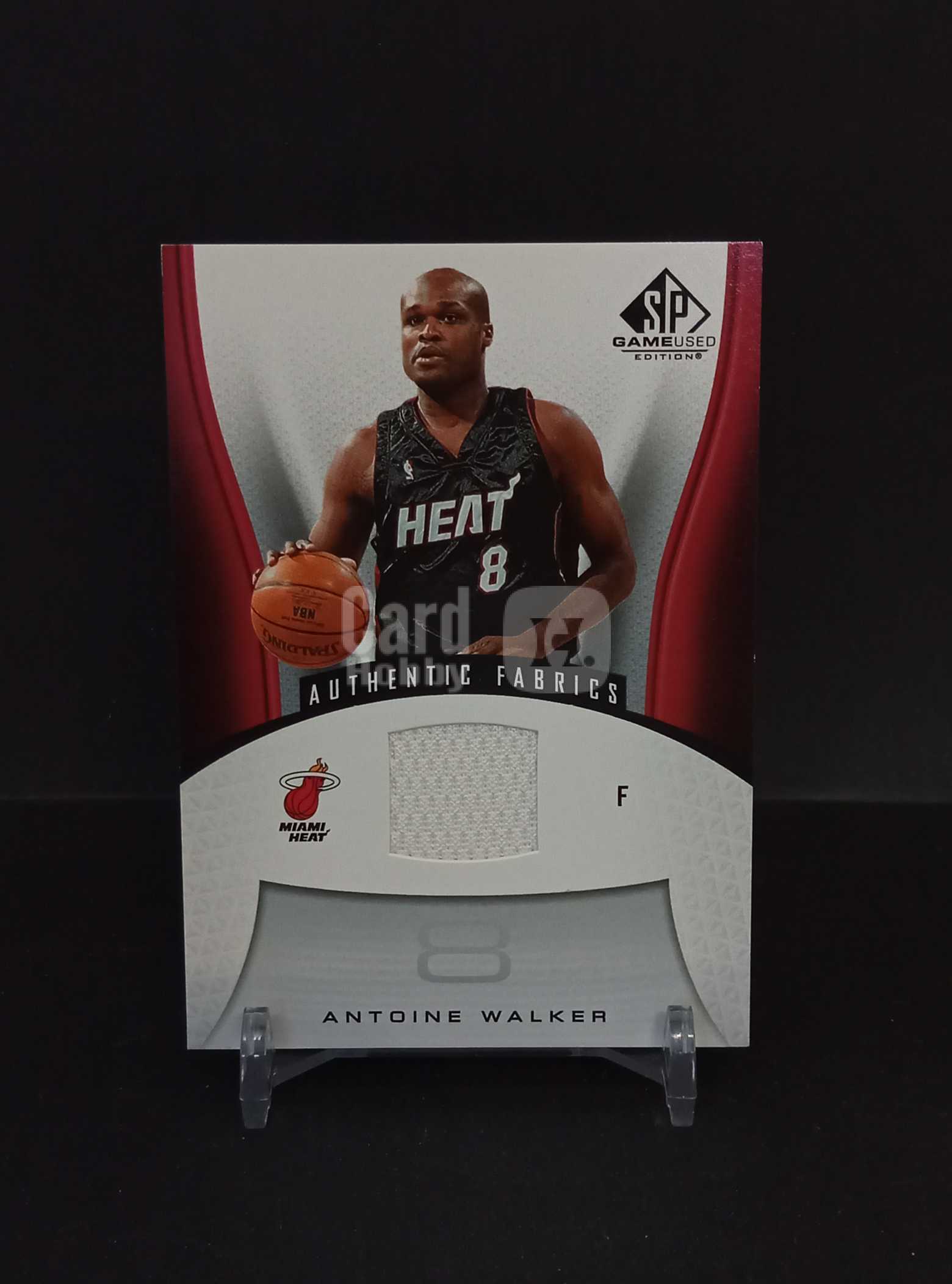 【DC拍卖】7.20CR7 06-07 SP Game Used Antoine Walker 安托万沃克 热火 Authentic Fabrics 比赛球衣实物 UD 球星卡正反面实拍