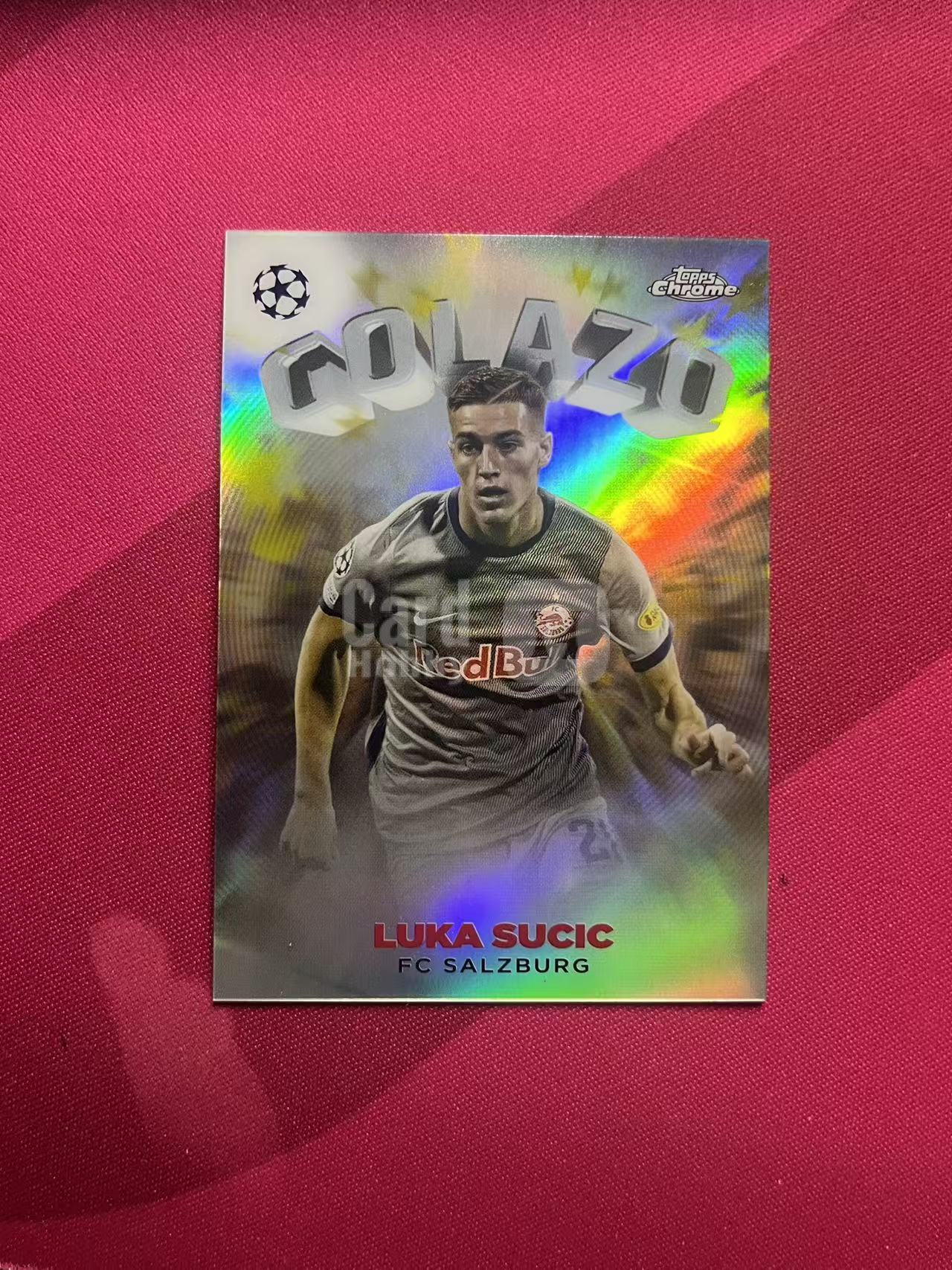 2023 Topps Chrome Luka Sucic #G-9 苏西奇 欧冠 苏契奇 萨尔茨堡红牛 折射 TC 克罗地亚 萨尔茨堡 金熔岩折 C26