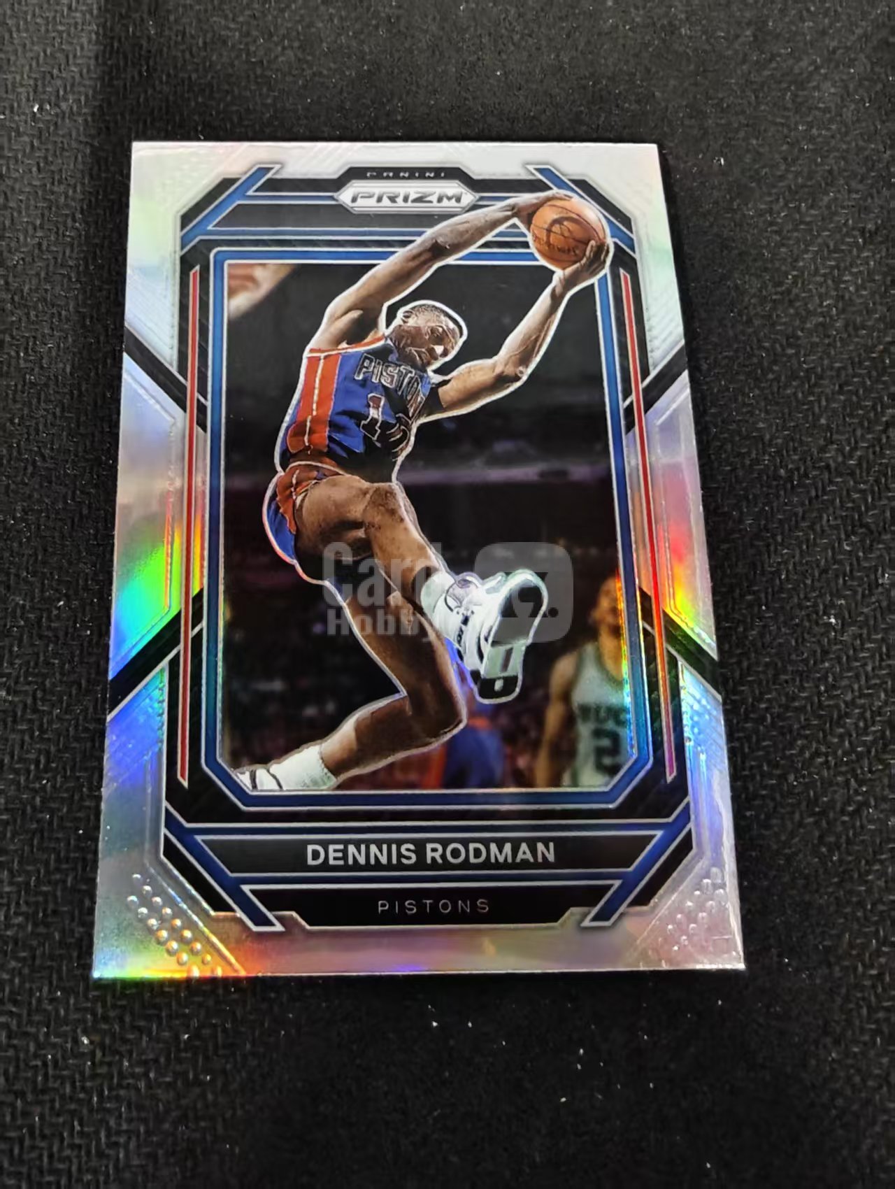 2022-23 Panini Prizm Dennis Rodman 丹尼斯 罗德曼 活塞 银折 PZ 划痕 边角瑕疵 #291