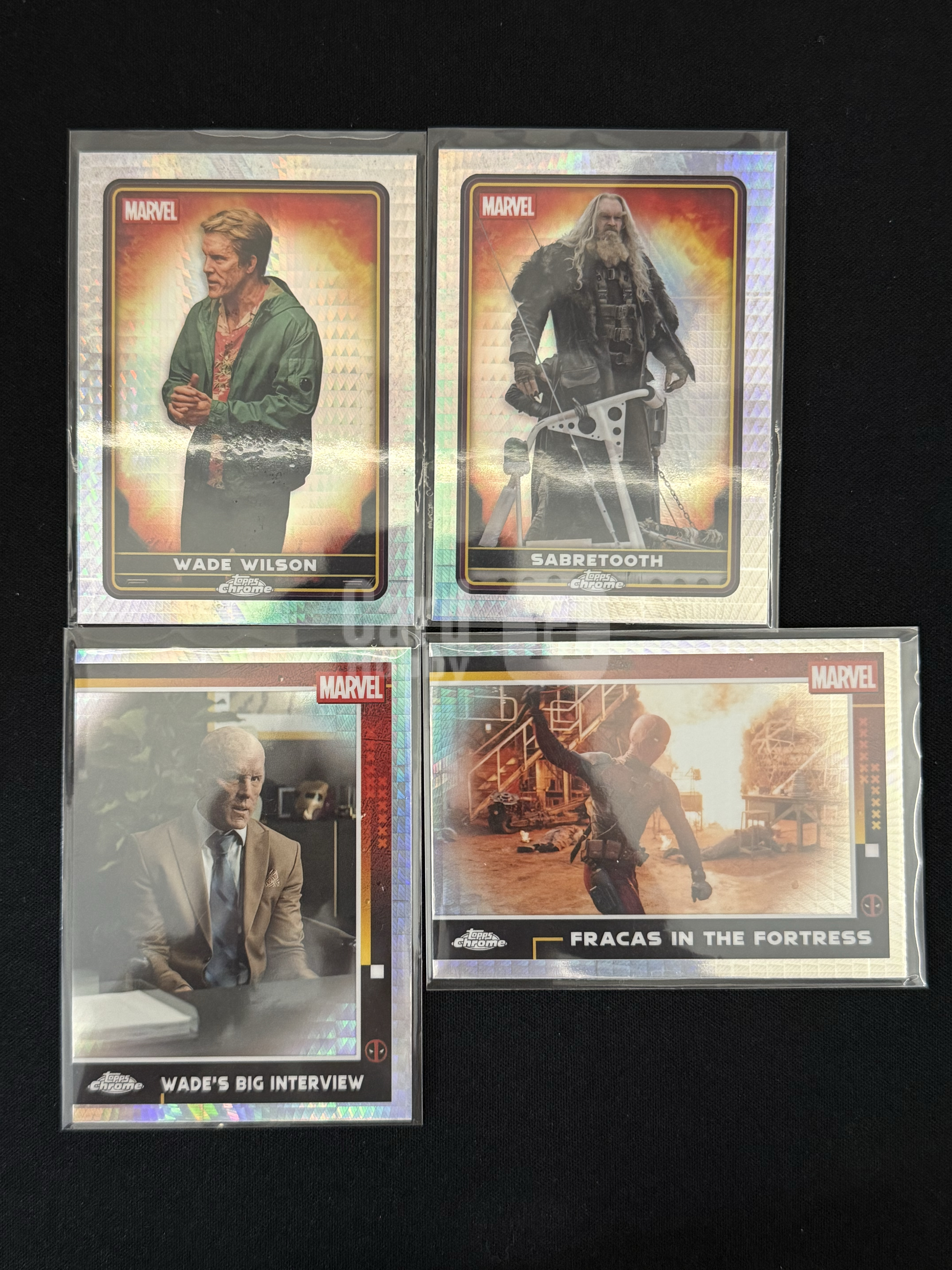 2025 Topps Marvel (MCU) Sabretooth 【小贝代拍】 Deadpool Chrome 漫威 死侍与金刚狼 剑齿虎 威尔逊 等 银Hyper折 不保卡品 拍前看描述 吴