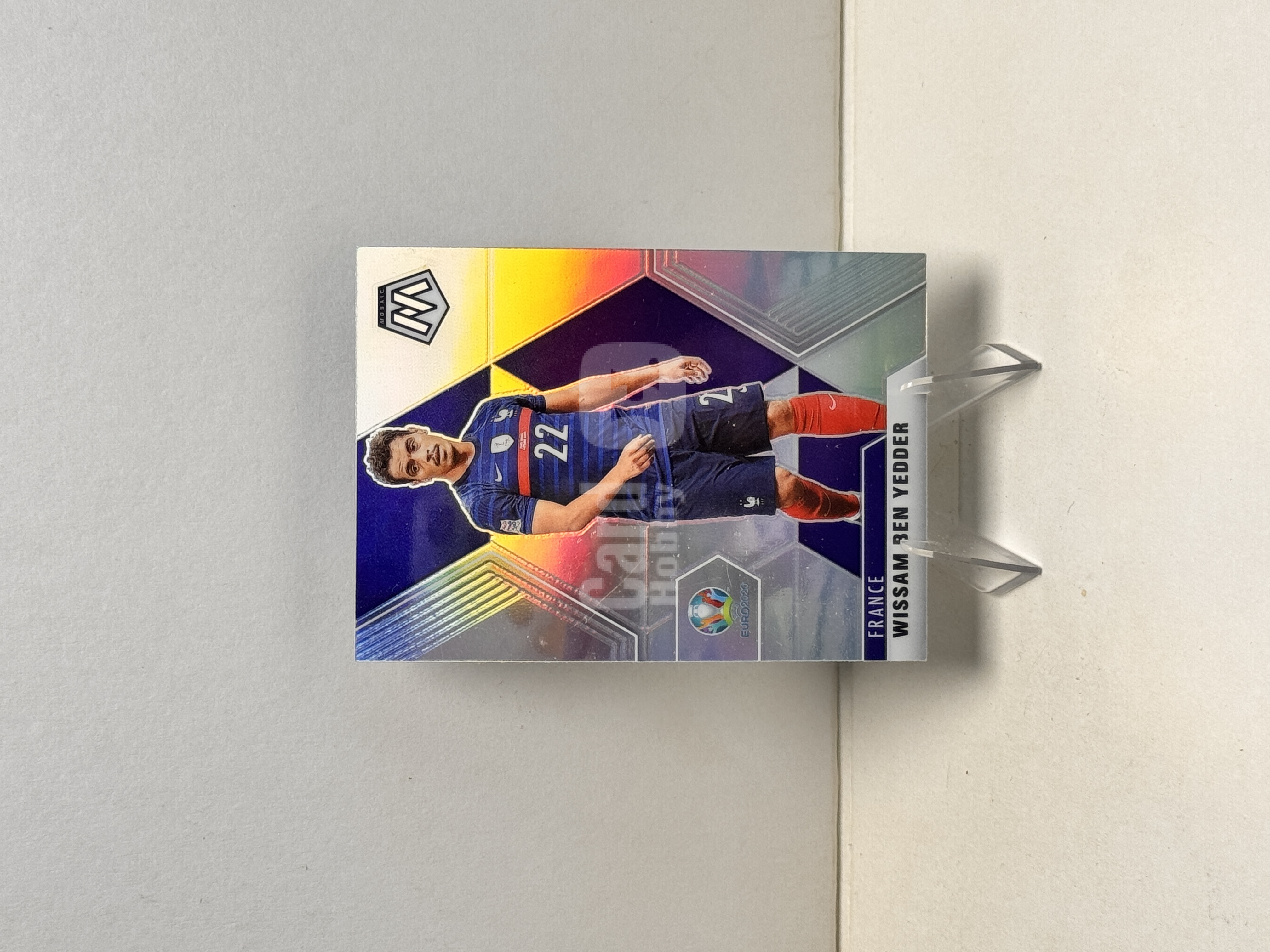 2021 Panini Mosaic Euro Wissam Ben Yedder 马赛克 欧洲杯 法国 本耶德尔 银折 折射 实卡精美 收藏必备 卡品如图 【星爷代拍】B1-1