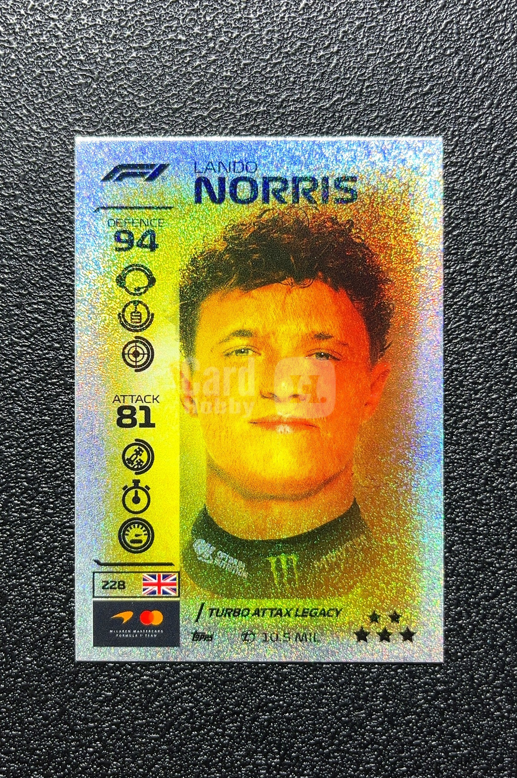 【小白1%代卖】2026 Topps Turbo Attack Turbo Attack Legacy 传奇 Lando Norris 兰多·诺里斯 卡品如图 高价值 #Z28 0809