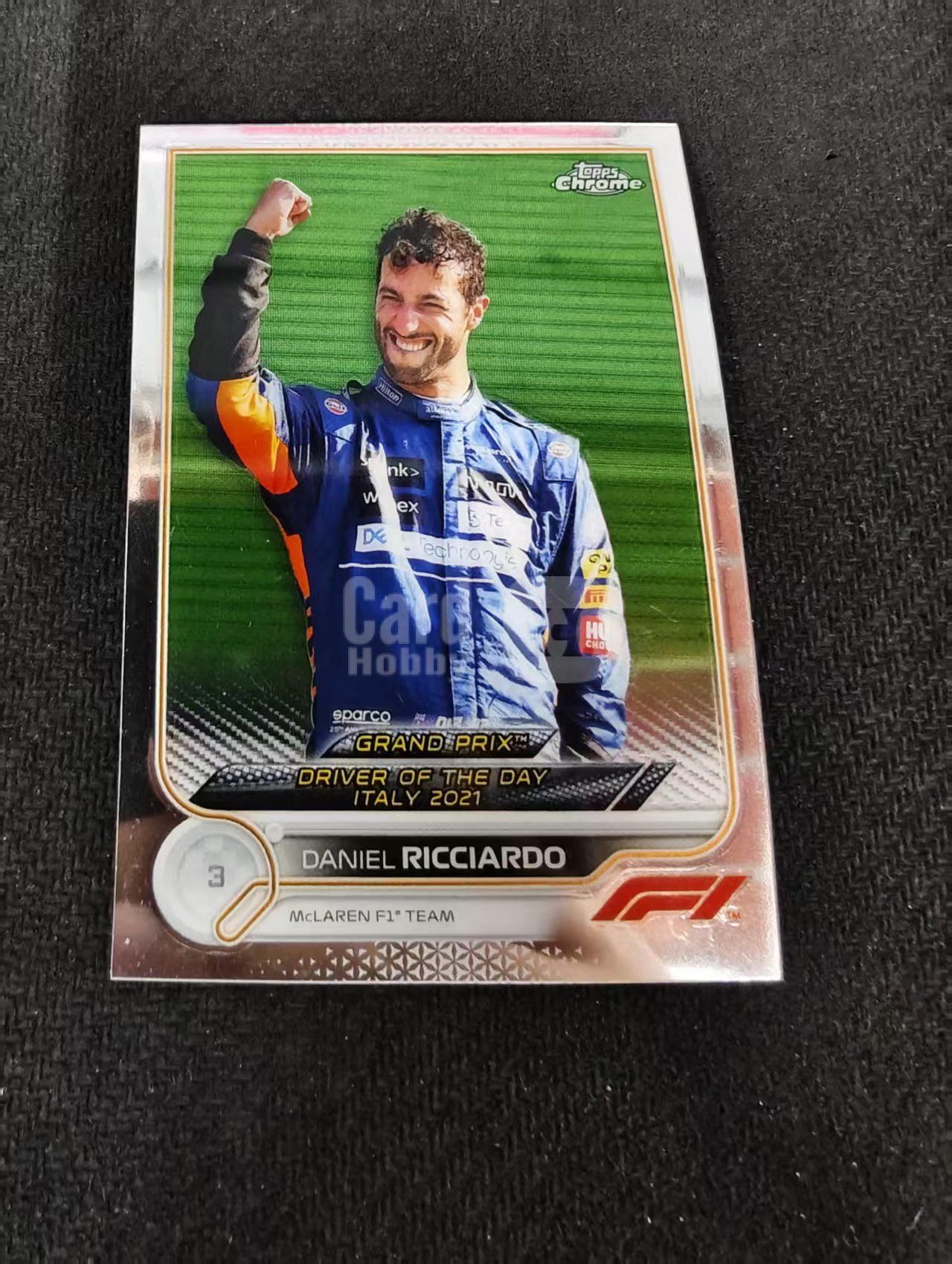 2022 Topps Chrome F1 Daniel Ricciardo 丹尼尔 里卡多 迈凯伦车队 划痕 边角瑕疵 #185