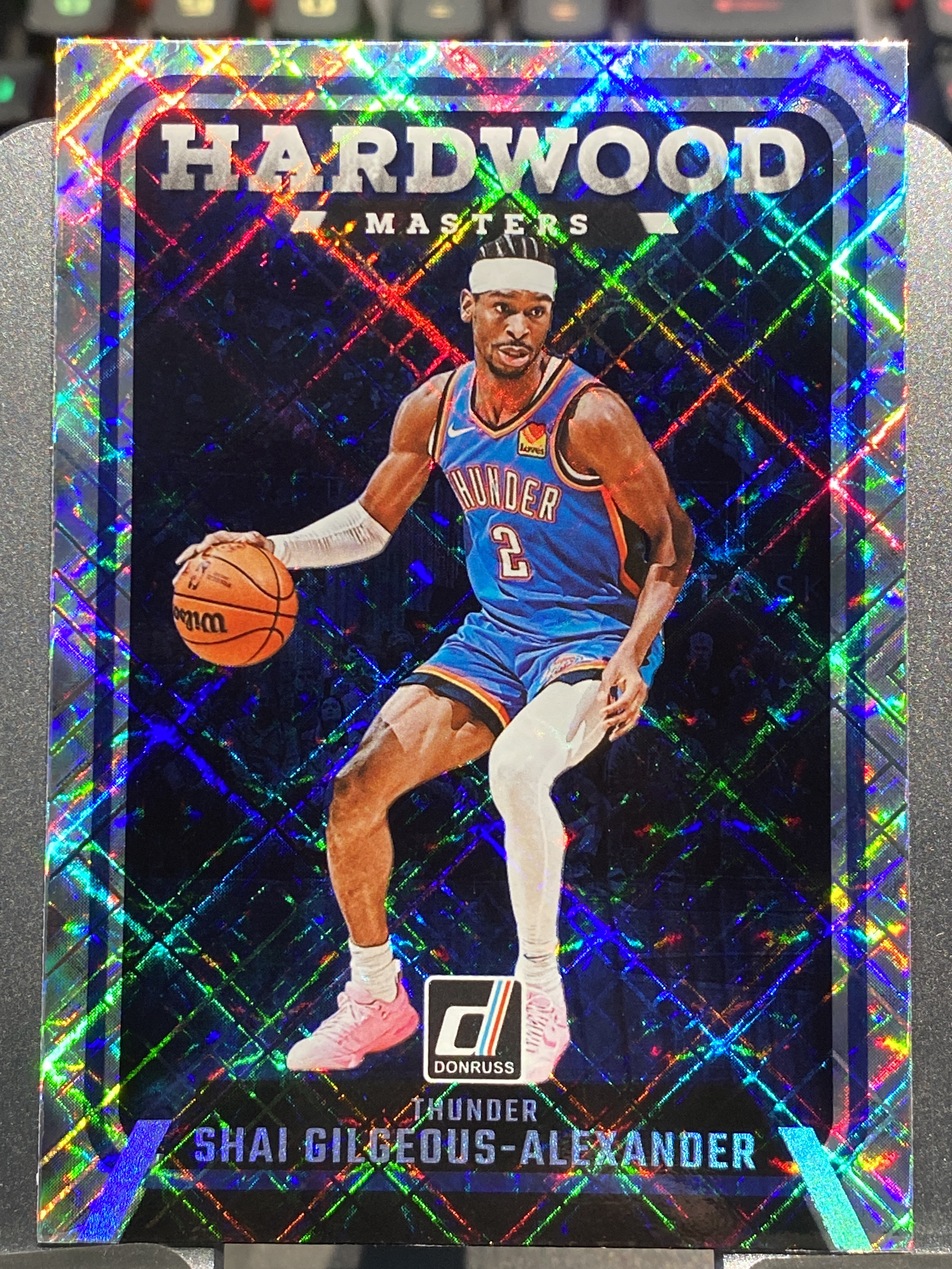 2024-25 【靓星代拍】 Donruss Shai Gilgeous-Alexander 杜蕾斯 SGA 谢伊 吉尔杰斯 亚历山大 雷霆 钻石折 Hardwood 卡品如图 专收凑套必备 #Lx
