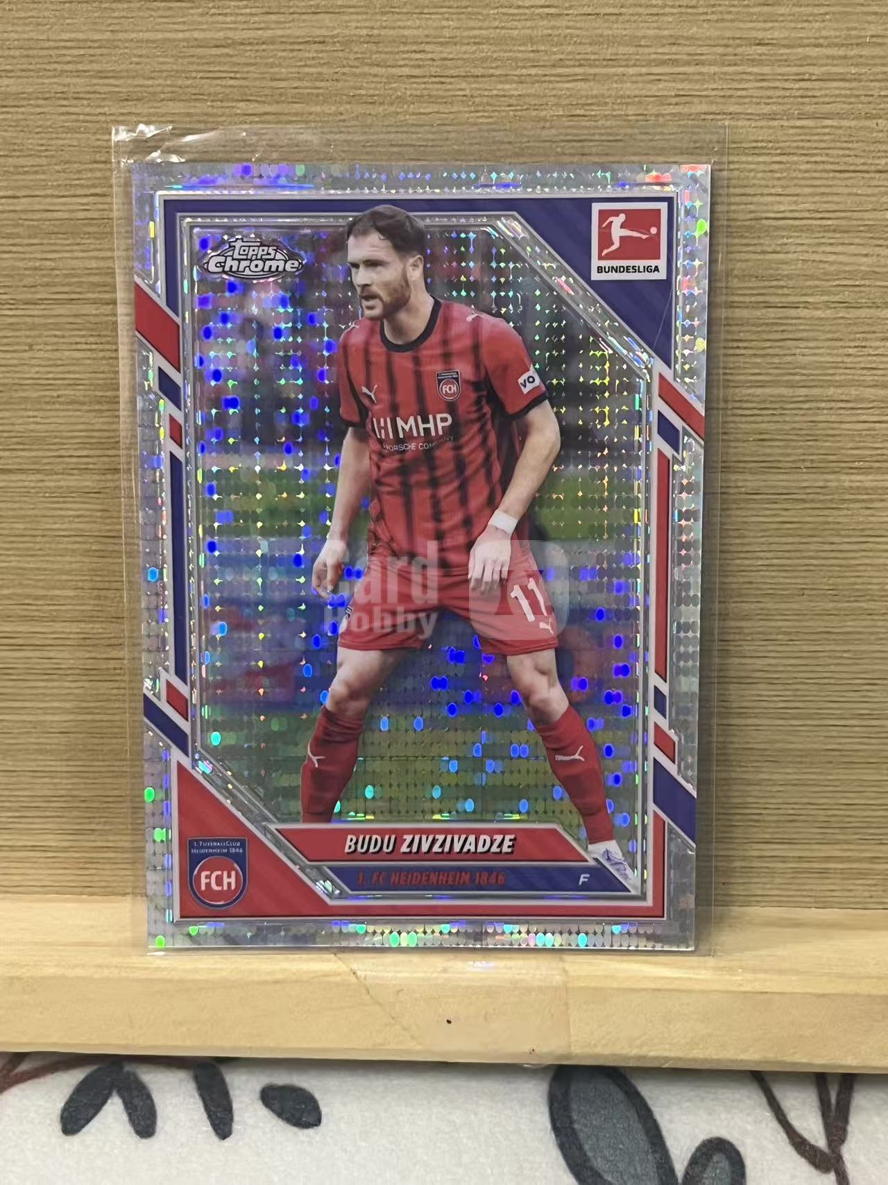 2026 Topps Chrome budu zivzivadze 齐夫齐瓦泽 脉冲折 海登海姆 银折 德甲 实卡精美 卡品如图 LZ14