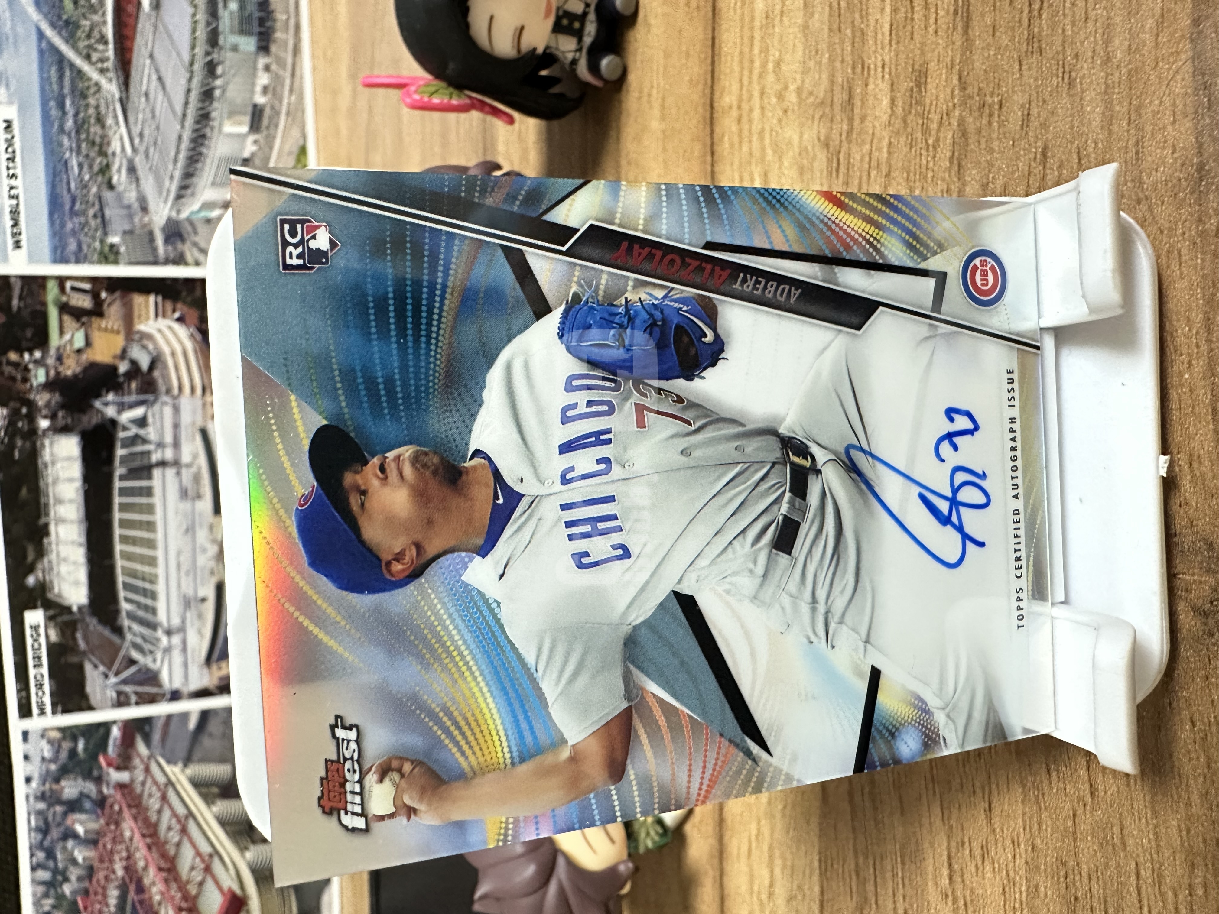 2020 Topps Finest Adbert Alzolay RC 阿德伯特・阿尔佐莱 芝加哥小熊队 顶级终结者 投手 卡签 新秀
