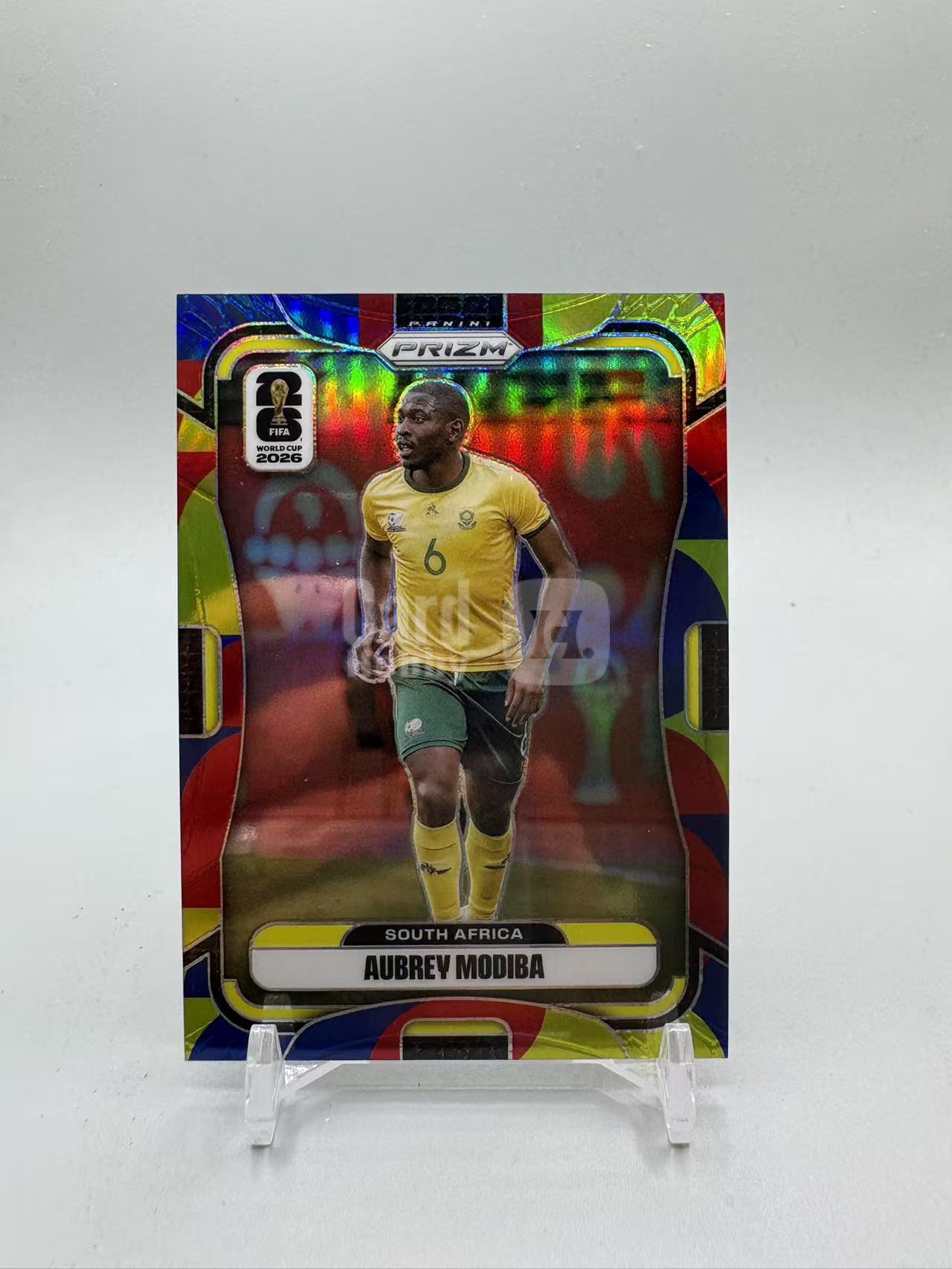 2025-26 Panini World Cup Prizm modiba 【灰灰代拍】全新 世界杯 PZ 莫迪巴 1/26编 多彩折 南非 首编 随无