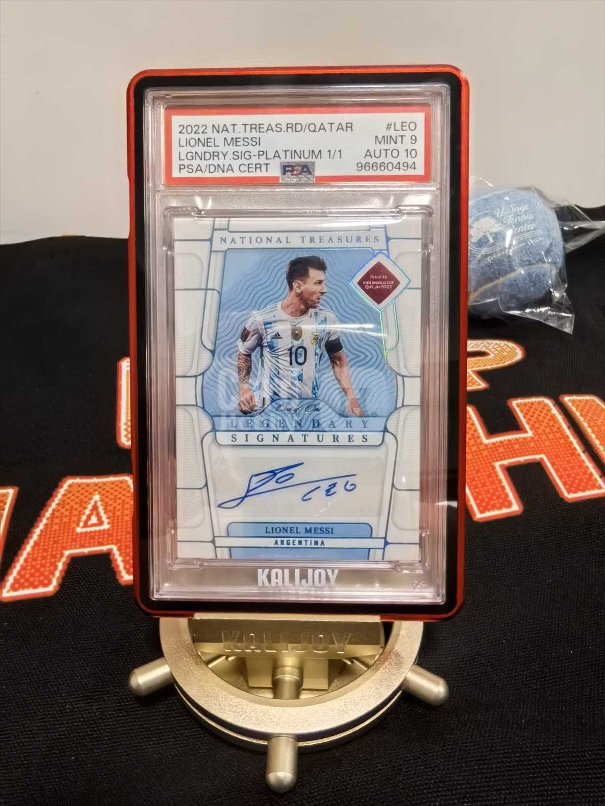 2022 Panini National Treasures Lionel Messi 2022 世界杯冠军 国宝 阿根廷 梅西 1/1 夺冠年。