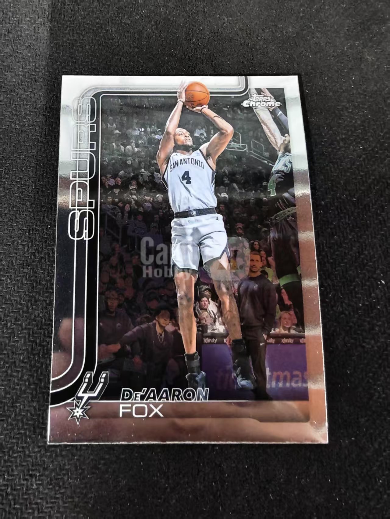 2026 Topps Chrome Update De'Aaron Fox 马刺 达龙 福克斯 小狐狸 TCU 划痕 边角瑕疵 #30