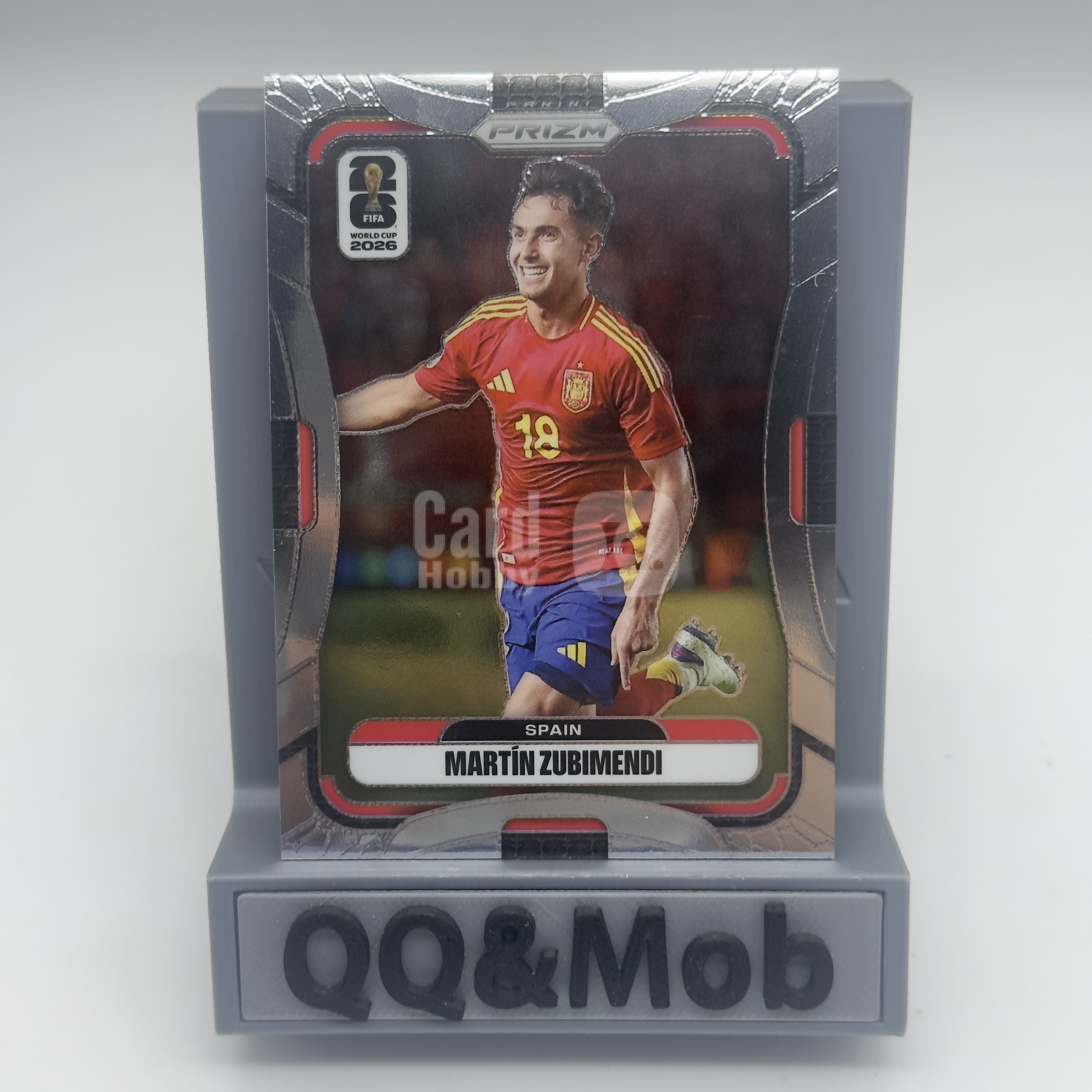 2026 Panini World Cup Prizm Martín Zubimendi 美加墨世界杯 PZ 西班牙 阿森纳 马丁 祖比门迪 变化版 SP 大比例 折射 亚马尔佩德里队友 微瑕如图