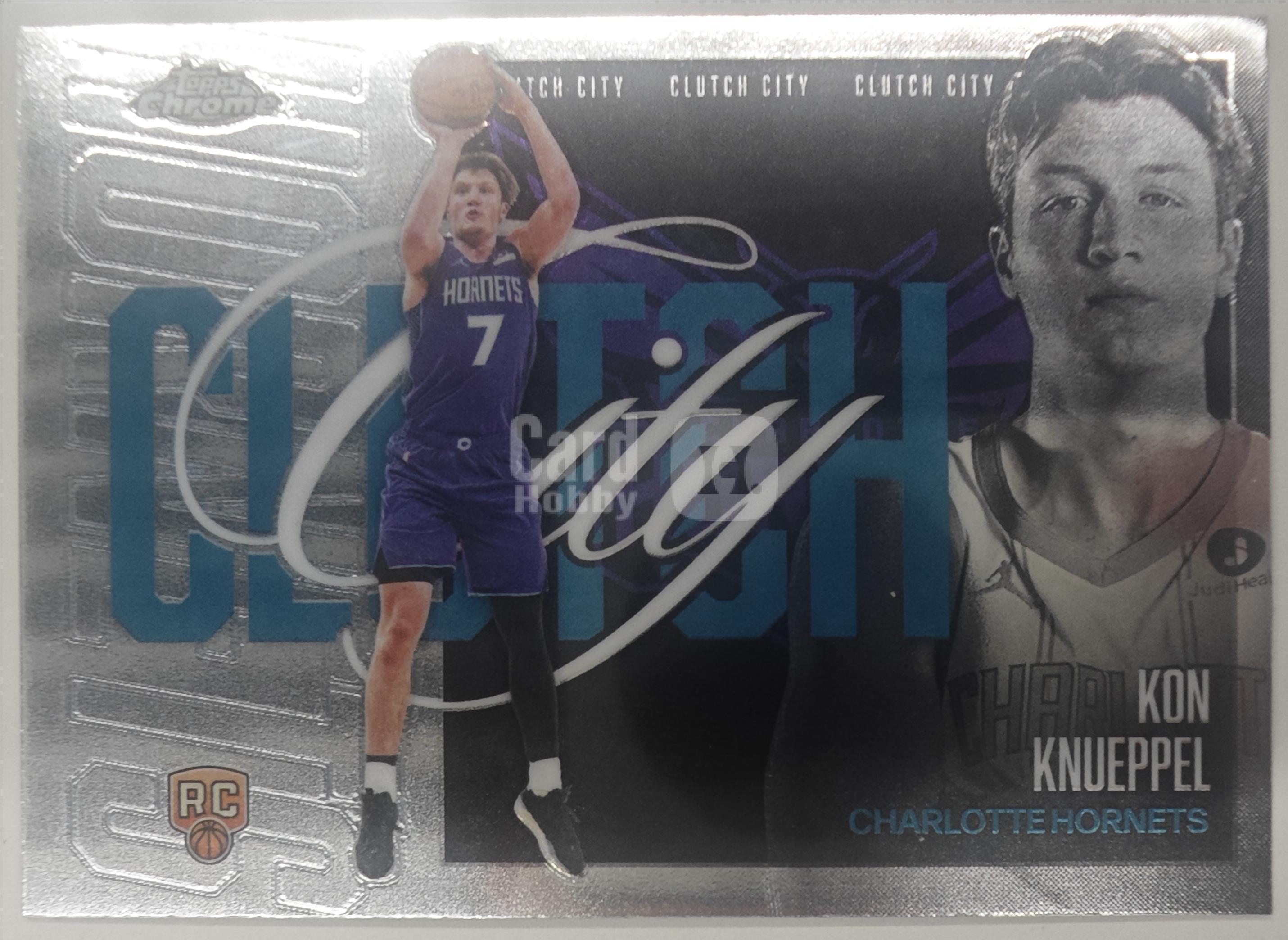 2026 Topps Chrome Kon Knueppel RC TCU 黄蜂 克尼普尔 克努佩尔 新秀RC Clutch City 特卡 base 卡品如图