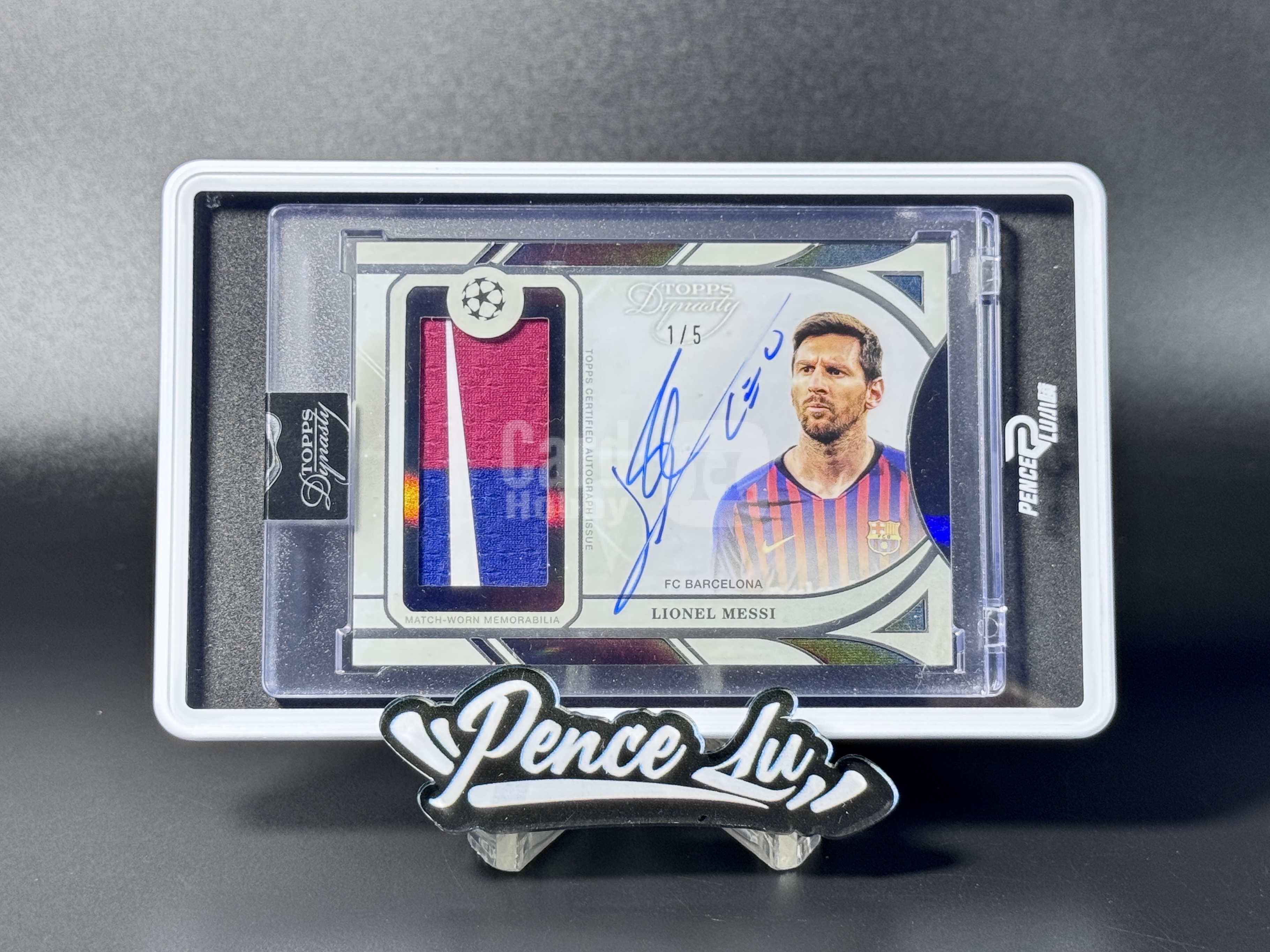 【喷子拍卖】2025 topps dynasty Lionel Messi 欧冠王朝 巴塞罗那 阿根廷球王 梅西 patch 签字 5编 首编 闪版 卡签 系列大hit卡 最有价match-worn亲穿落场 原封砖 送订制壳 Avicii