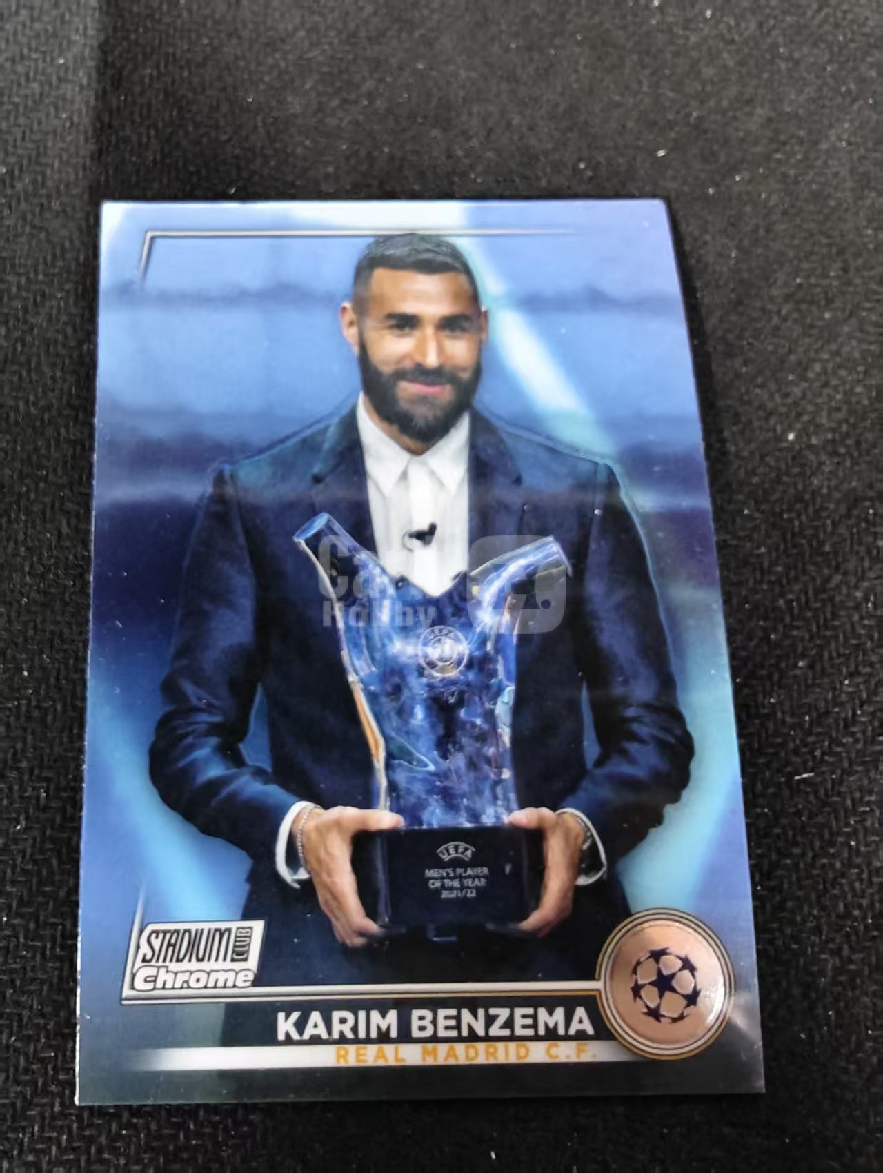 【可合并,不累计】2023 Topps Stadium Club Chrome Karim Benzema 本泽马 皇马 欧冠 竞技场 不保卡品 介意勿拍 #3