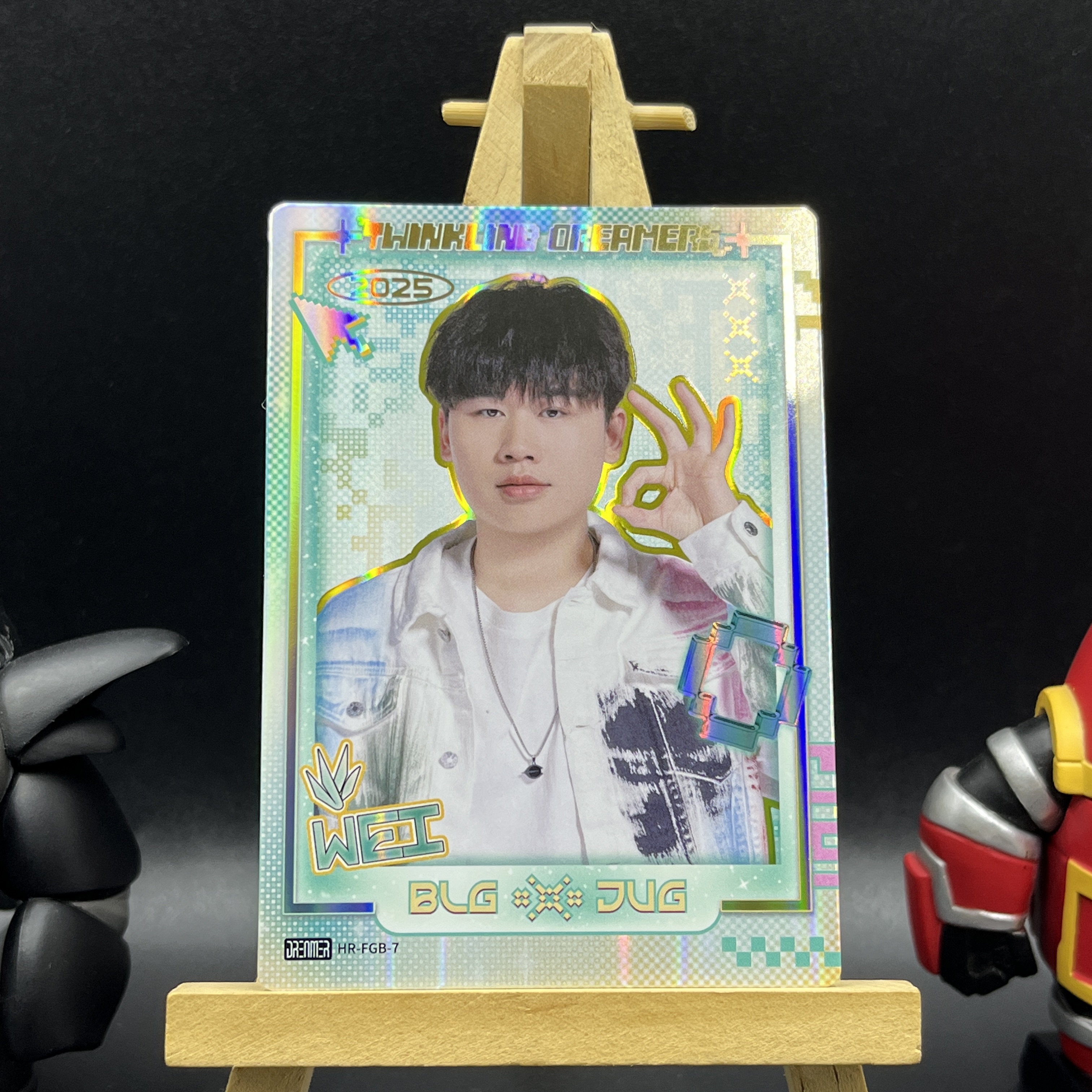 【KabuDa不累计】2025 Buffun 不凡玩品 英雄联盟 星火逐梦 LPL 选手卡 BLG Wei 人生四格特卡 树