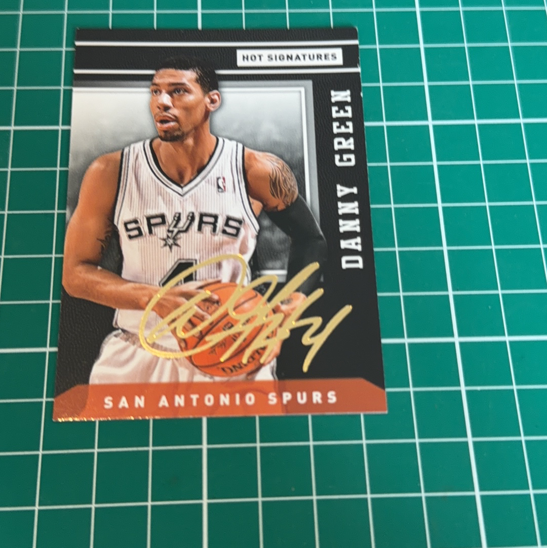 2014-15 Panini Americana Danny Green S.p.a.丹尼格林 金签卡 签名 签字 烫金印签 十年老卡 绝版卡 稀有大比例