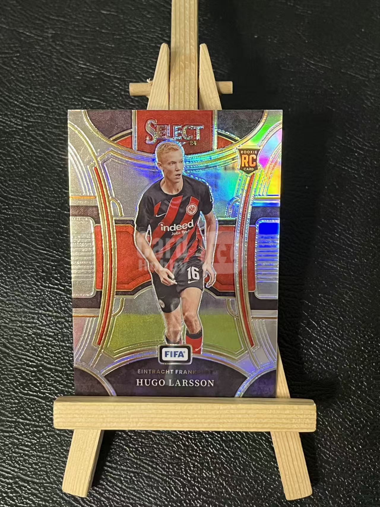 2023-24 Panini Select hugo larsson RC 雨果 拉尔森 新秀 法兰克福 银折 实卡精美 卡品如图 LA-2