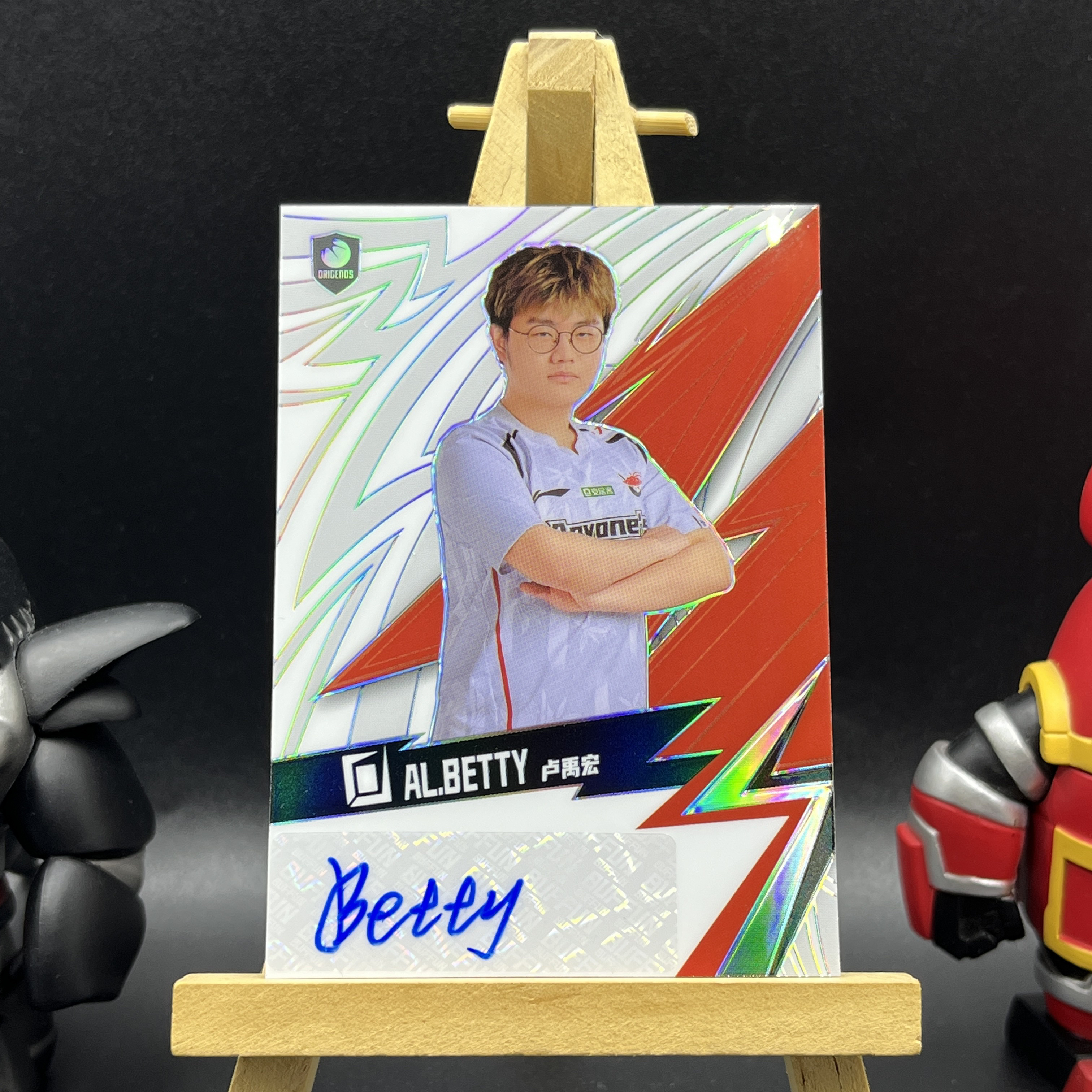 【KabuDa不累计】2023 Buffun 不凡玩品 英雄联盟 光启 LPL 选手卡 AL Betty 签字 白折 单人签字卡 晴A