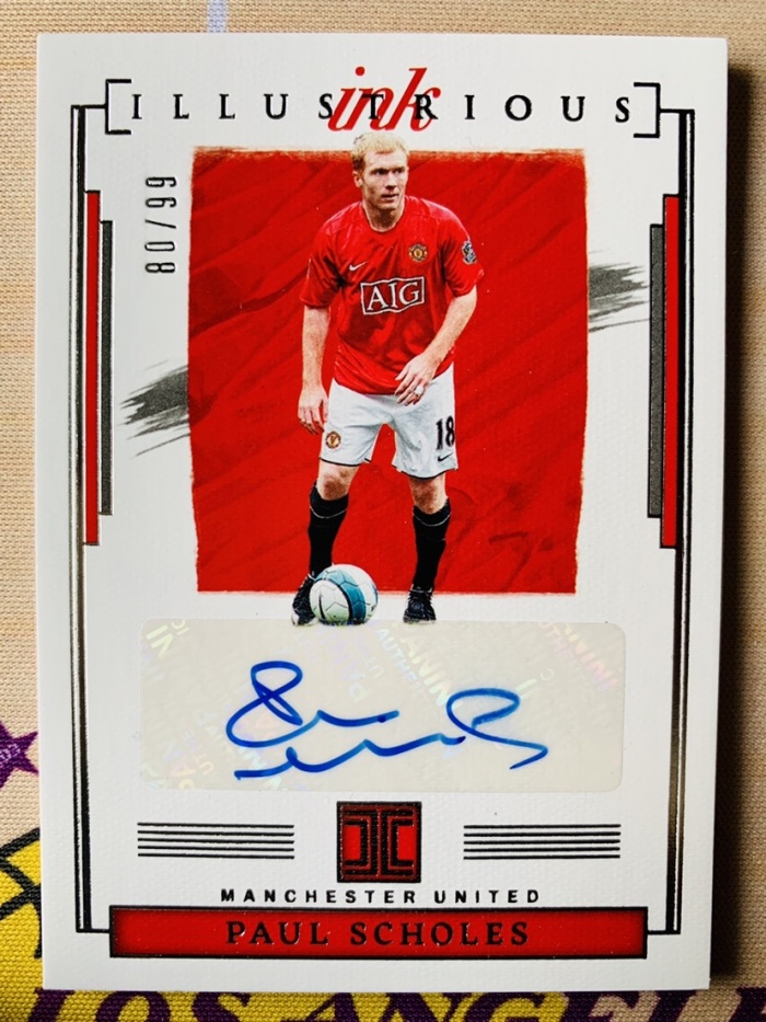 2021-22 Panini Impeccable Paul Scholes 【闰土】帕尼尼 英超小真金系列 保罗斯科尔斯 曼彻斯特联 曼联 ...