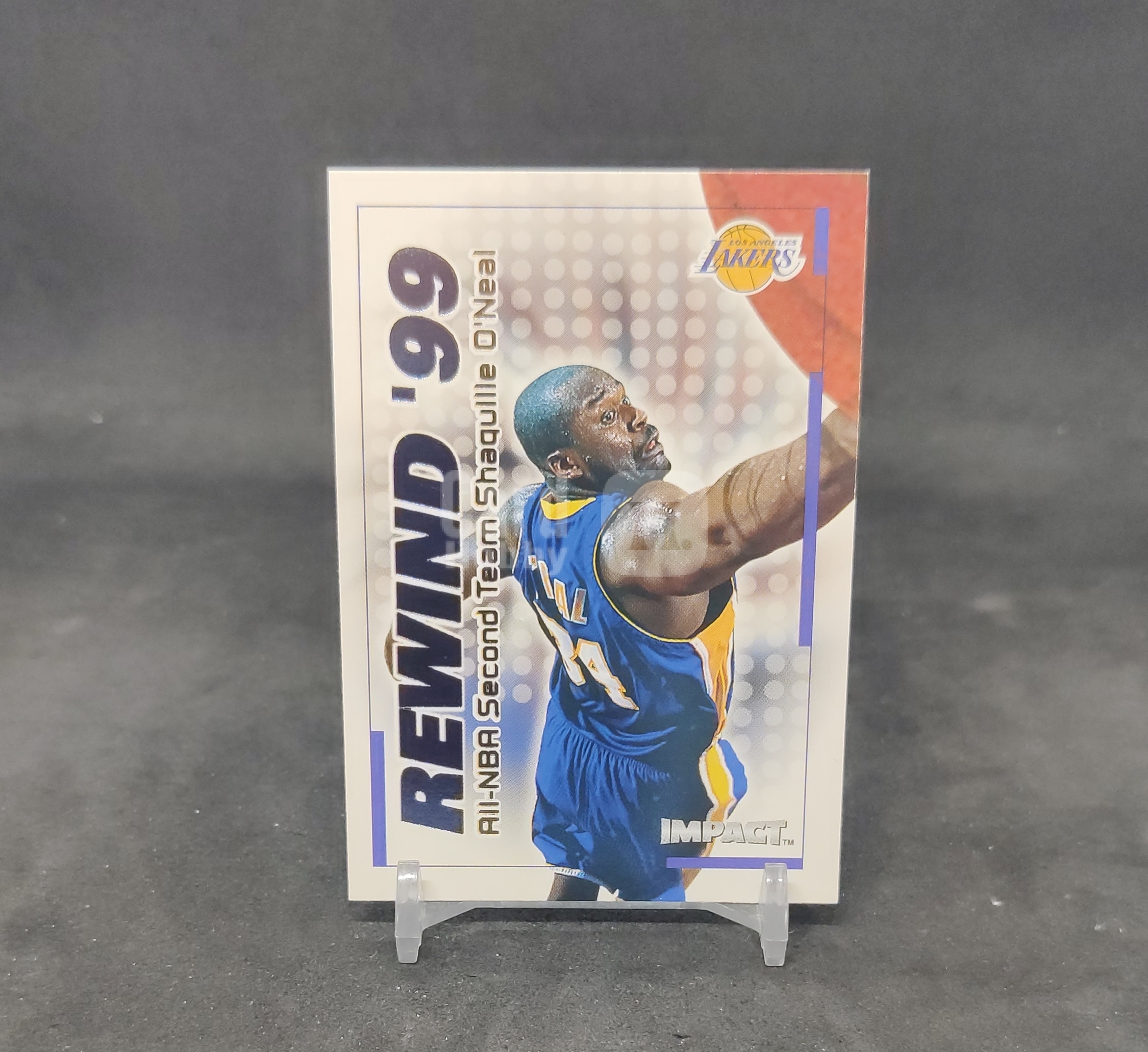 【DC拍卖】7.14 1999-00 Fleer Impact 沙奎尔奥尼尔 Shaquille O'Neal Rewind '99 #22 of 40 RN 湖人 回溯 99 特卡 经典老卡