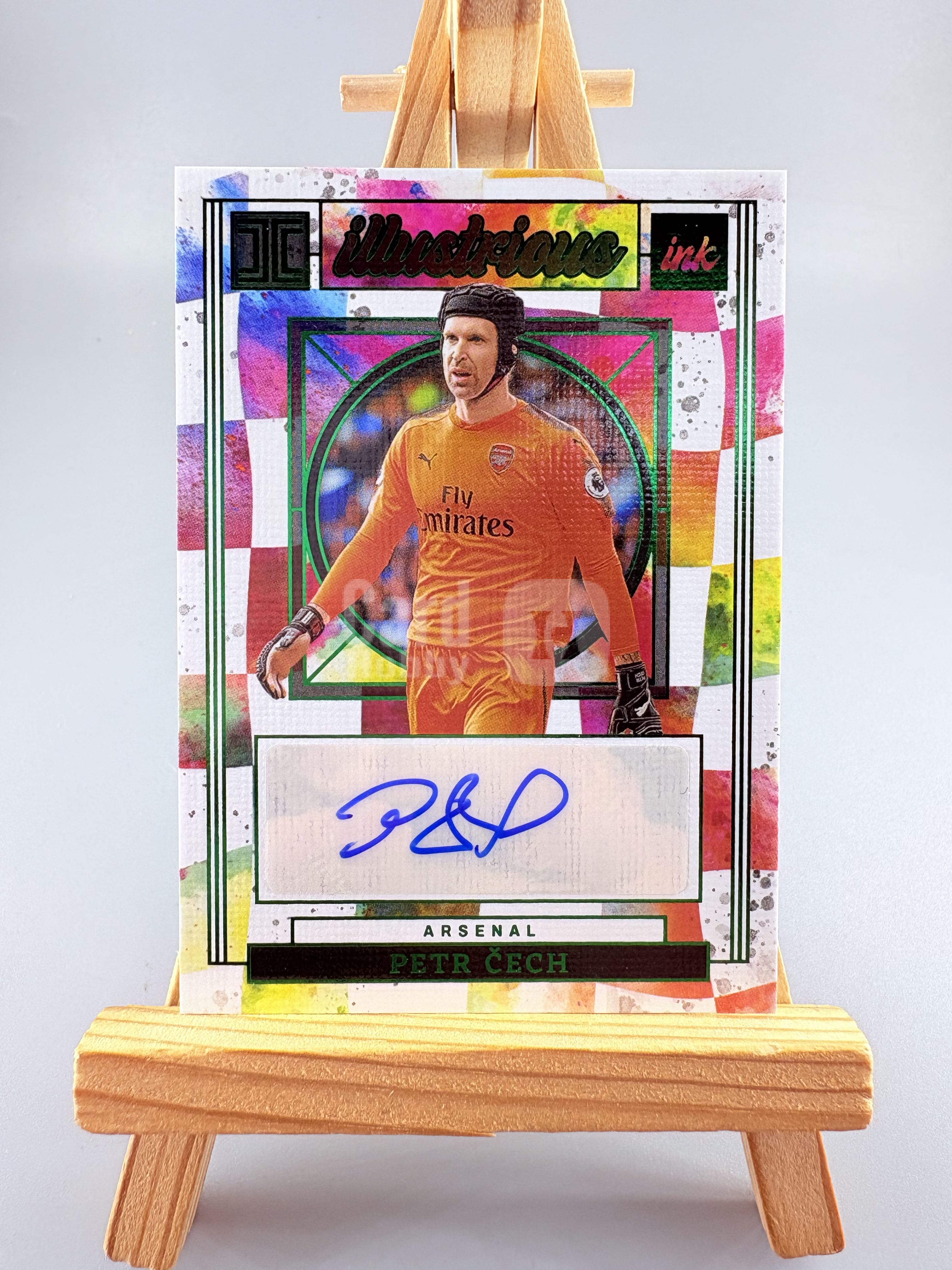2024-25 Panini Impeccable Cech 【缪斯球星卡】切赫 5编 切尔西 阿森纳 捷克 帕尼尼 小真金 杰出ink签 4/5 sp 卡品如图afc05