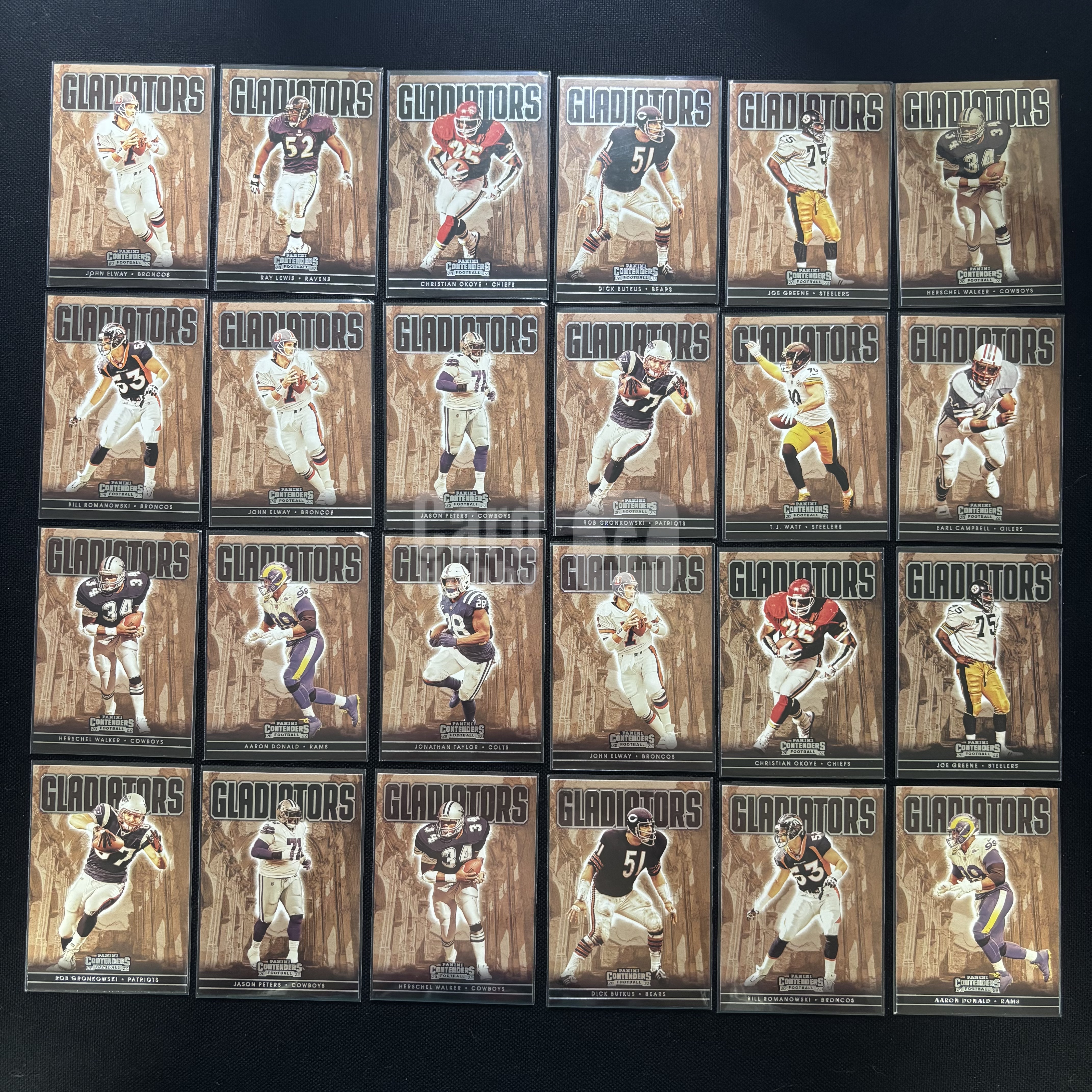 2022 Panini Contenders 角斗士特卡Lot*24 球票 Gladiators 凑套 橄榄球NFL 卡品通行#任怡