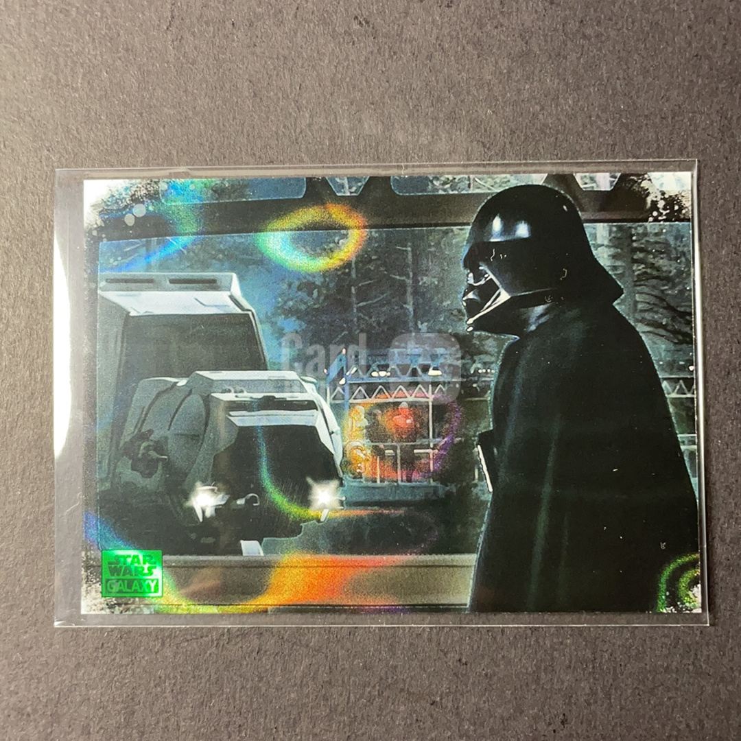 2025 Topps Star Wars 星球大战 达斯维达和AT-AT机器人 星际启迪艺术特卡绿熔岩折射175编 序号SWIN-4 2025 Topps Chrome星战银河Galaxy系列