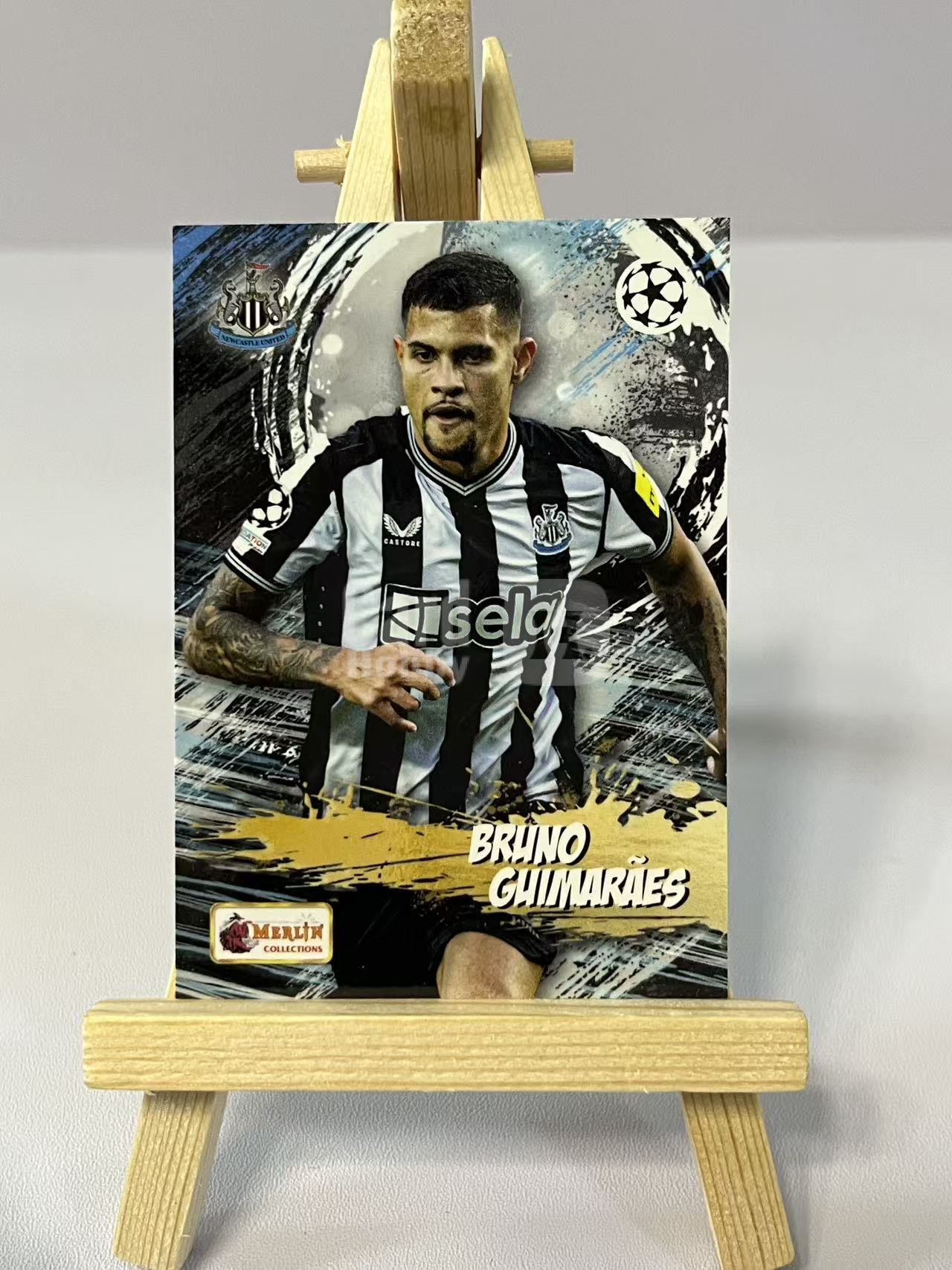 2023 Topps UEFA bruno guimaraes 吉马良斯 纽卡斯尔联 梅林 欧冠 实卡精美 卡品如图 LZ5